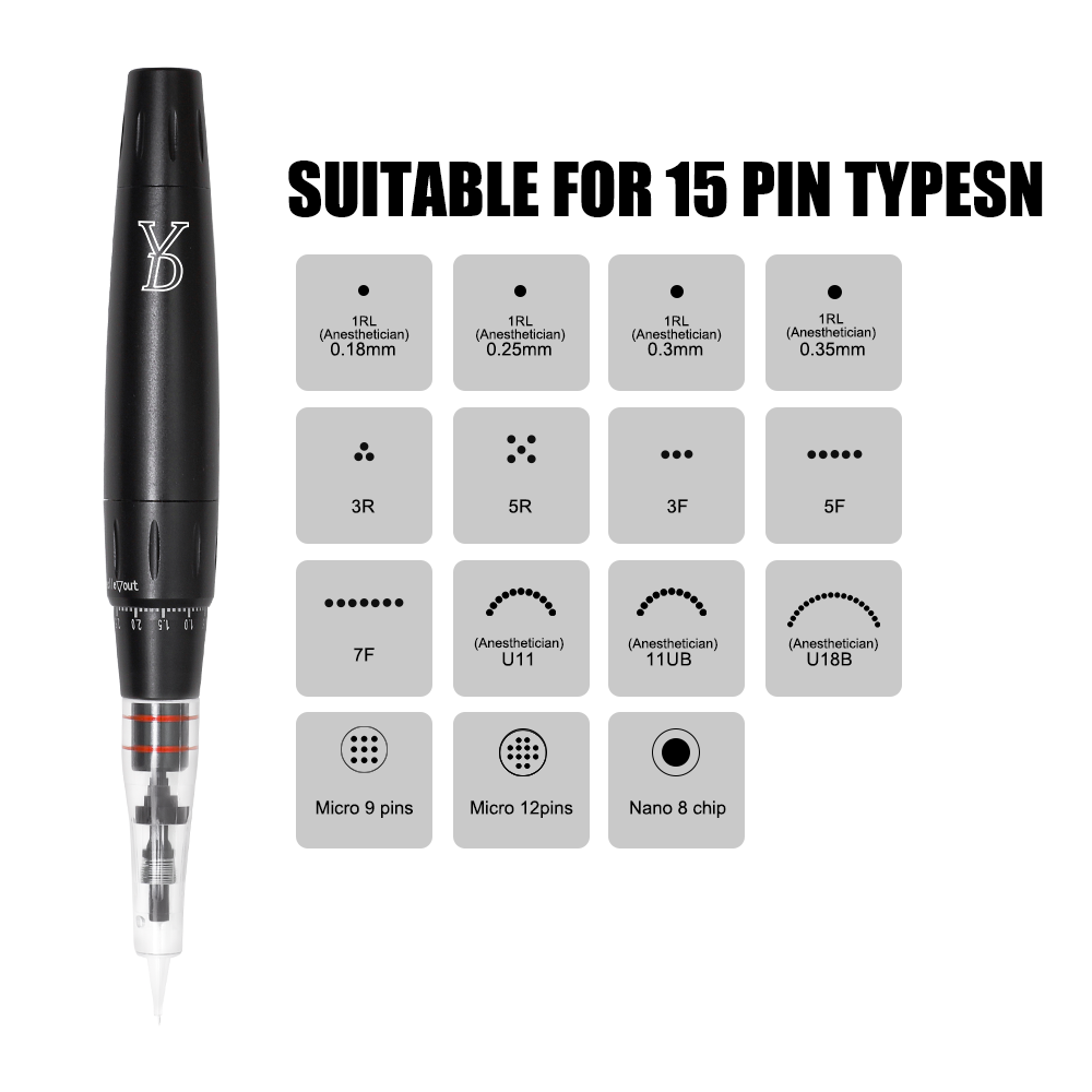 YDPMU Stroka Microblading Machine for Hairstroke with 2.0mm Stroke