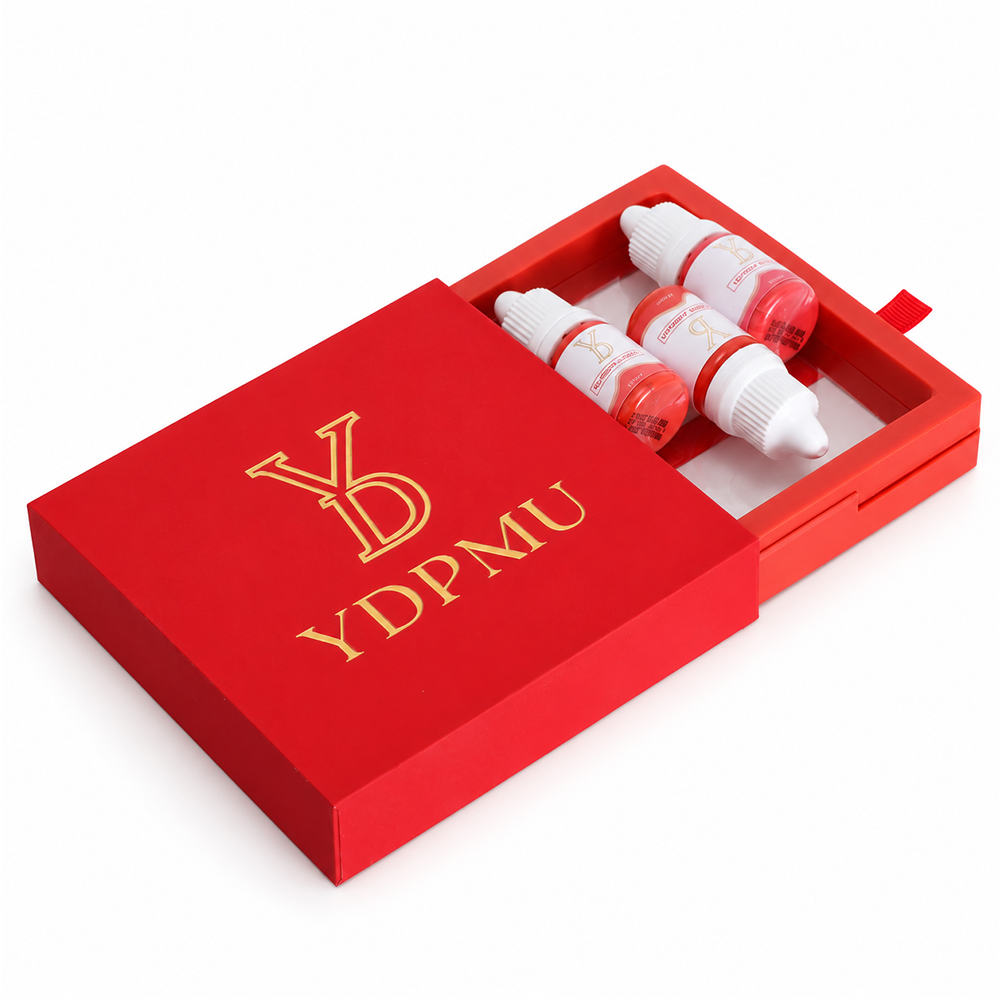 YDPMU Areola Pinkish Collection – 4-Color PMU Pigment Set, 6 ml Each