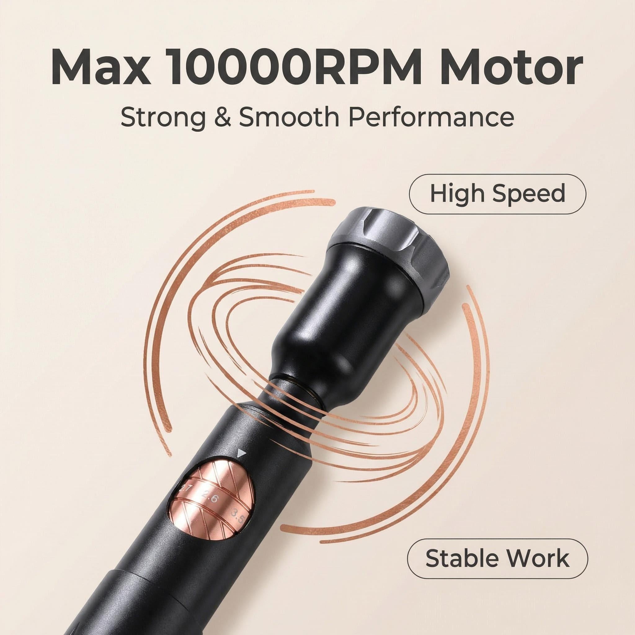 YDPMU Blink Pro Wireless Permanent Makeup Machine with 2.3-2.7mm Adjustable Stroke