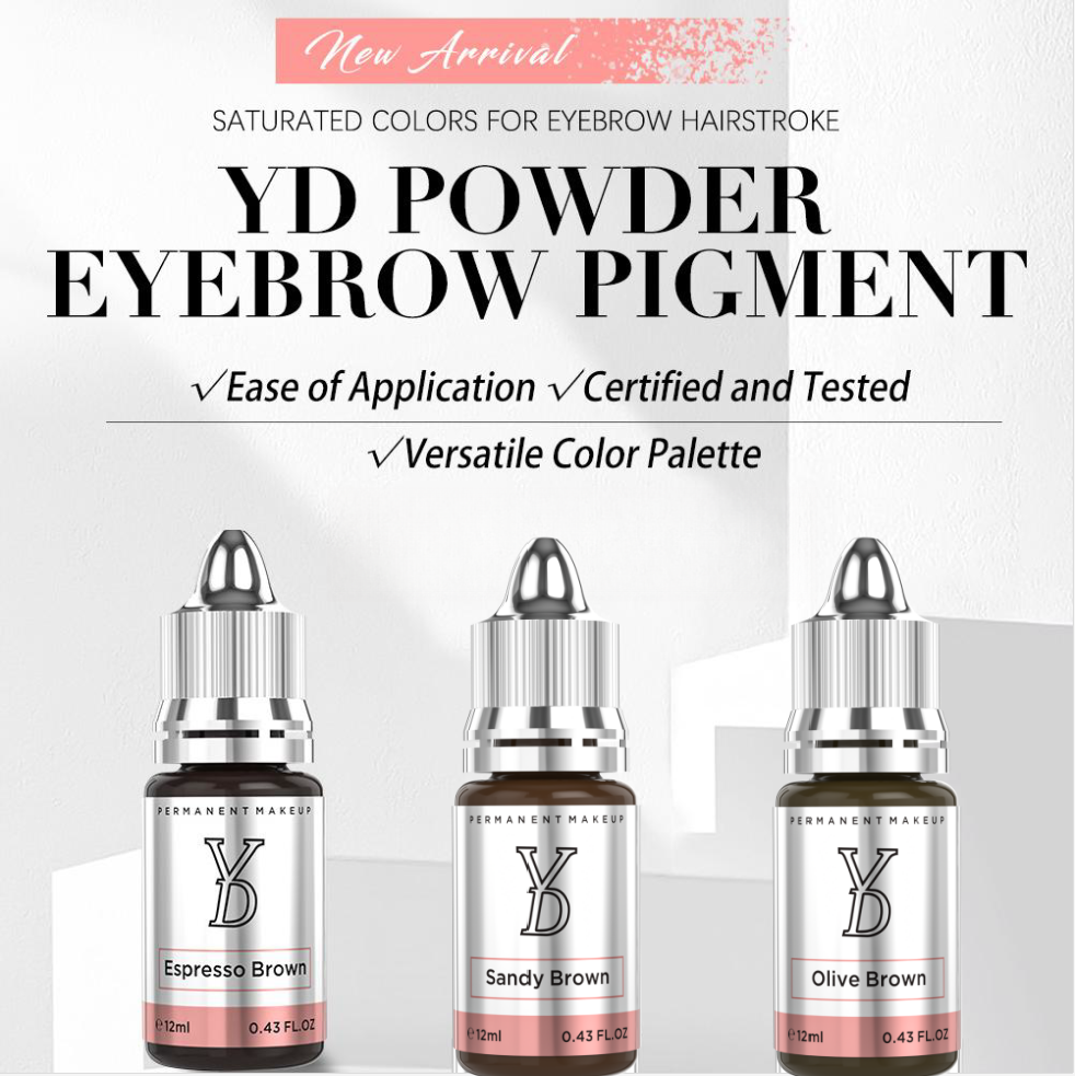 YDPMU POWDER Hybrid Liquid Pigment For Brows - 11 Shades Available