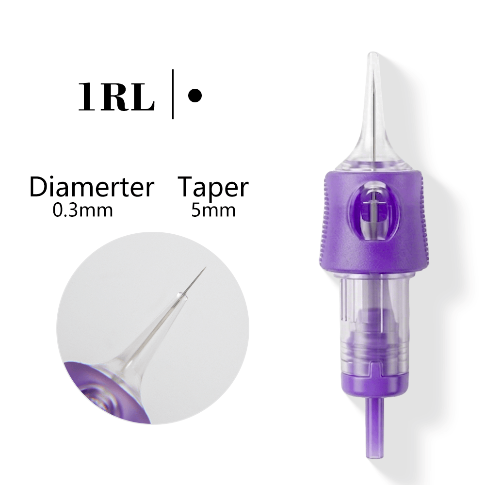 YDPMU Violet Precision Universal Cartridge Needles 20pcs/box