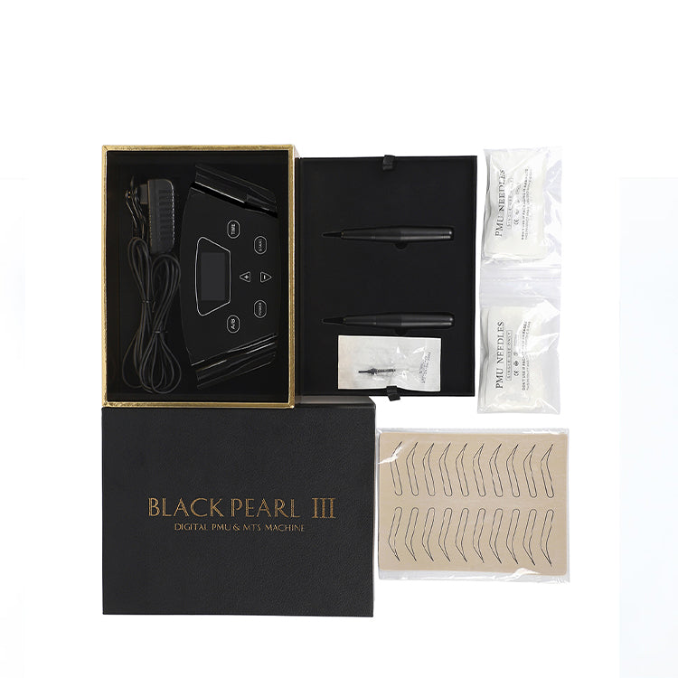 YDPMU Black Pearl 3.0 Permanent Makeup Machine with 2 Pens