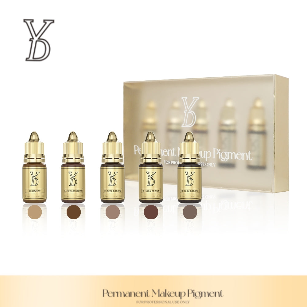 YDPMU Hybrid Cream Brow Pigment Set For Ombre Brows