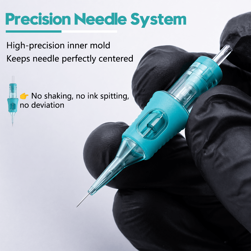 YDPMU Mint Green Universal Professional Cartridge Needles 10Pcs/Box