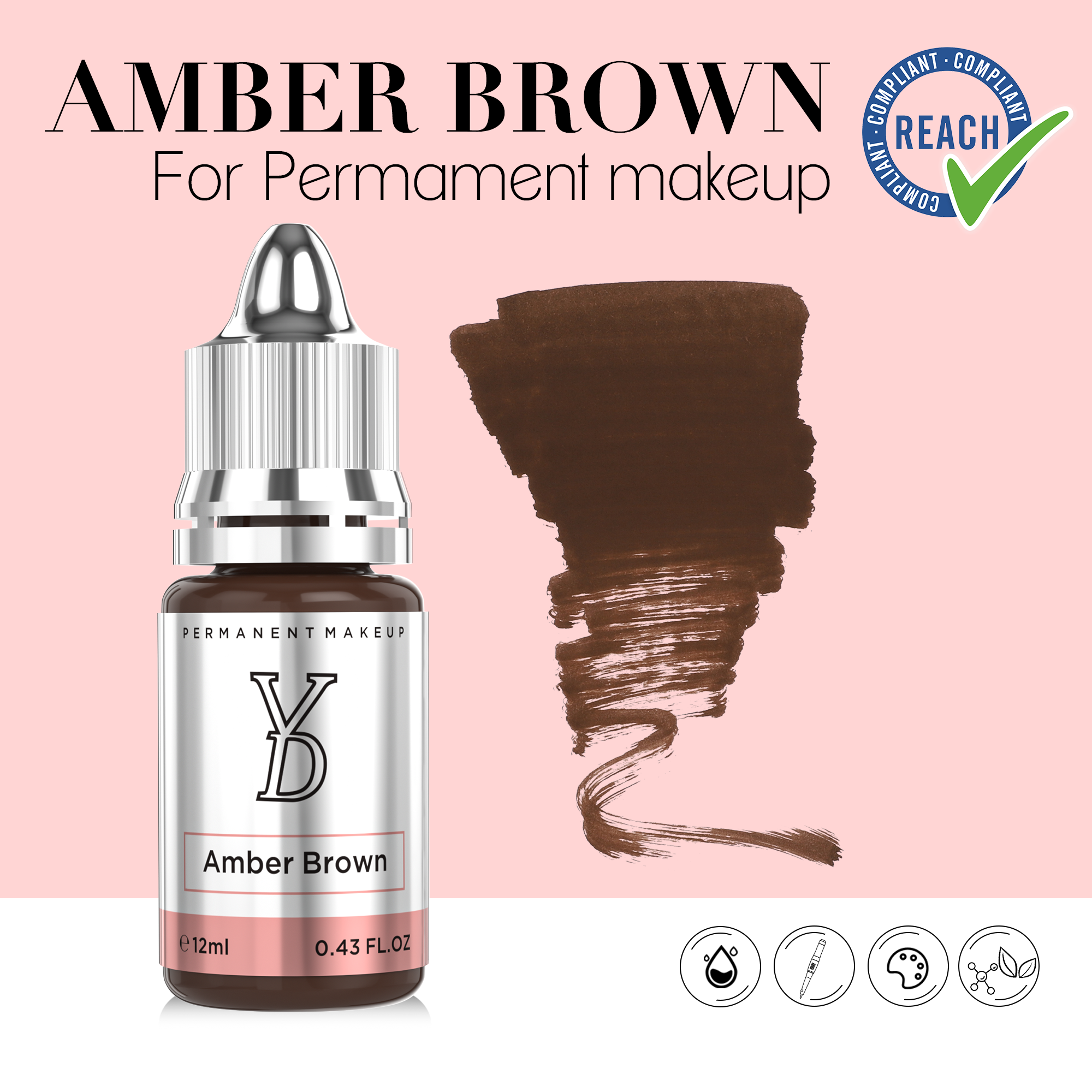 YDPMU POWDER Hybrid Liquid Pigment For Brows - 11 Shades Available