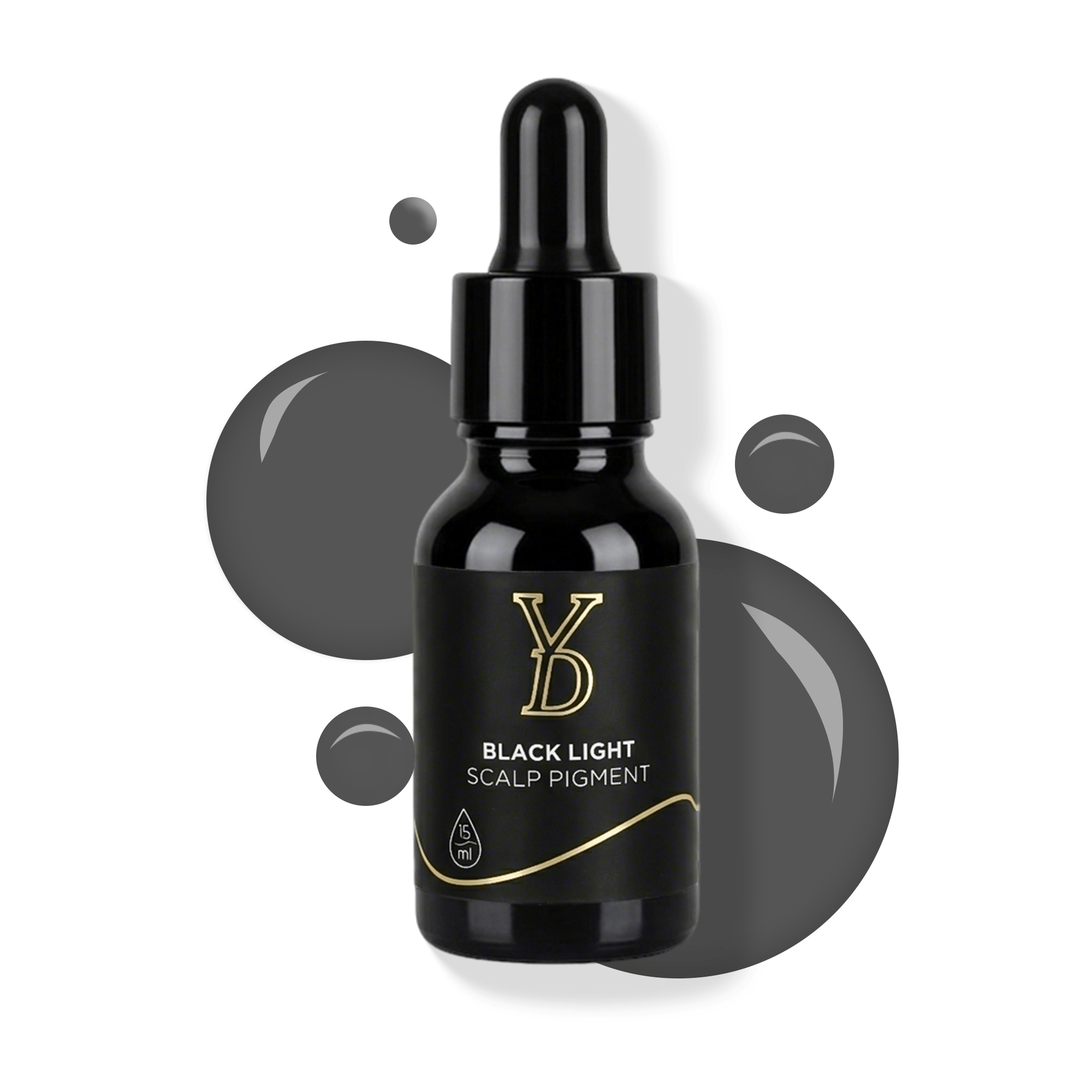 YDPMU Professional SMP Pigments 15ml — 7 Formulas | CI77266 Carbon Black | Scalp Micropigmentation