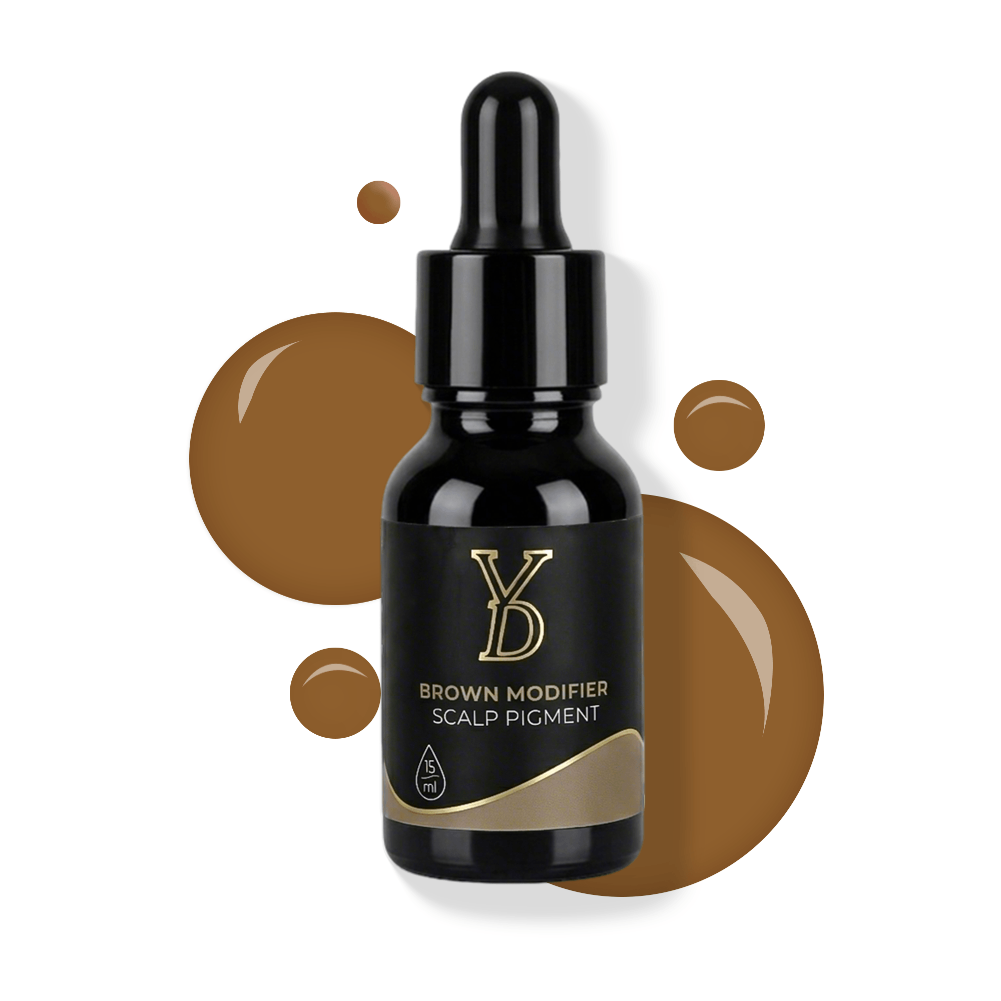 YDPMU Professional SMP Pigments 15ml — 7 Formulas | CI77266 Carbon Black | Scalp Micropigmentation