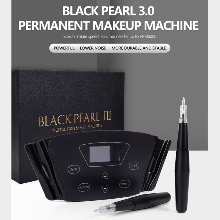 YDPMU Black Pearl 3.0 Permanent Makeup Machine with 2 Pens
