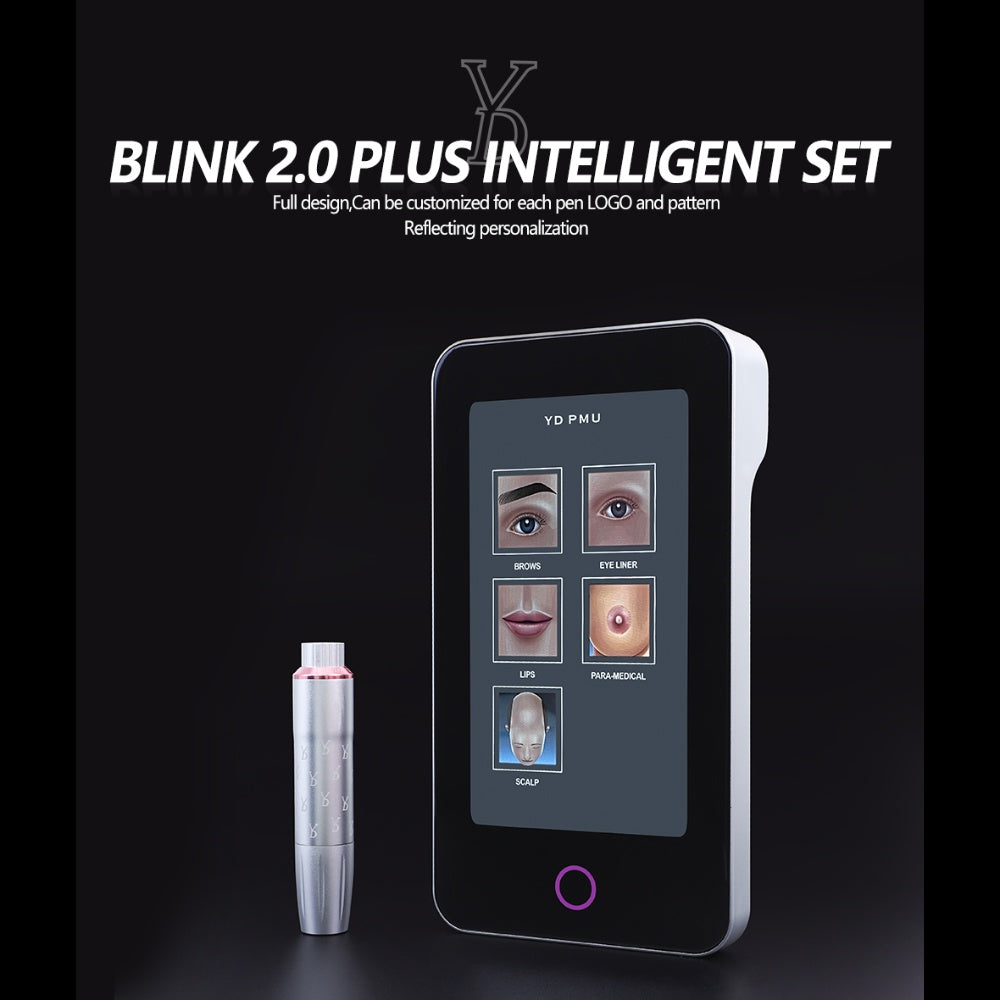 YDPMU Beautynotes Advanced Touch Screen Intelligent Permanent Makeup Machine with 2.3-2.7mm Adjustable Stroke