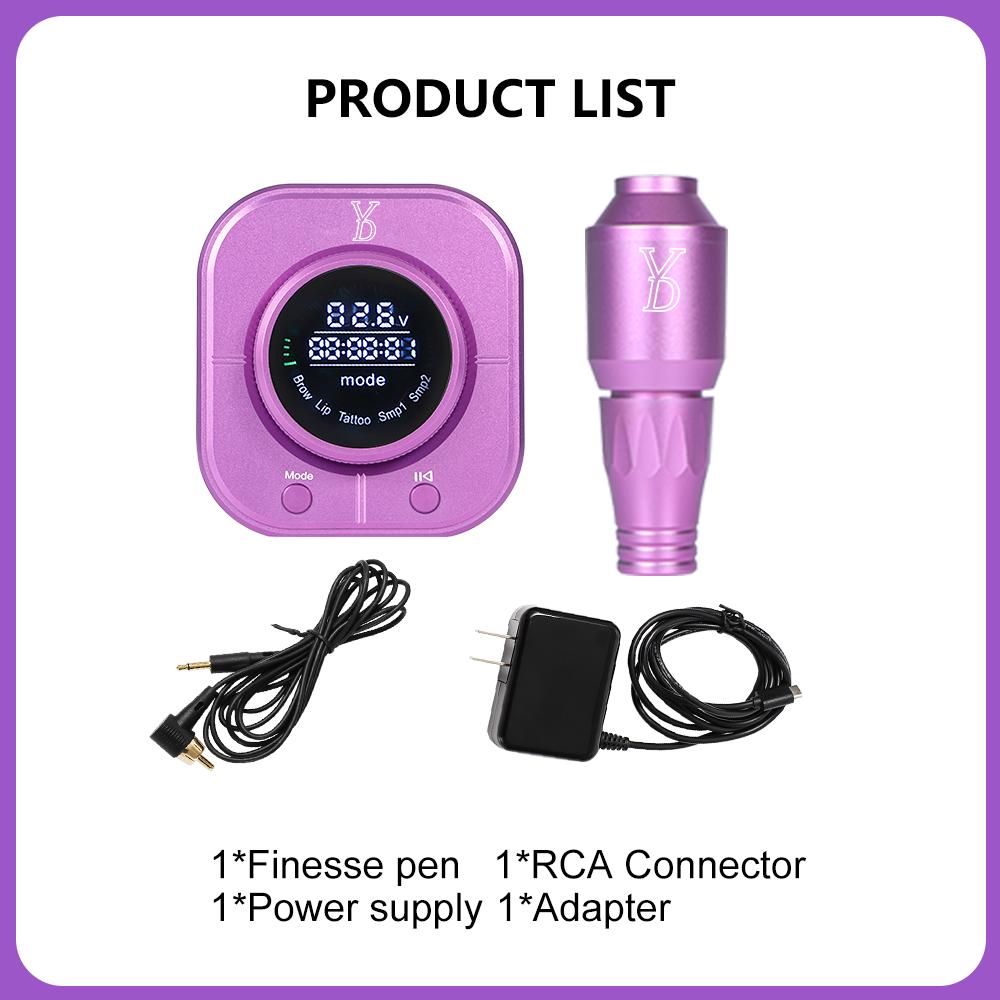 YDPMU Finesse X24 Pro Permanent Makeup Machine with 3.5mm Stroke