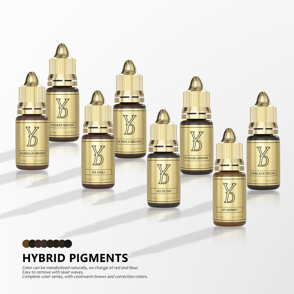 YDPMU Hybrid Cream Pigments For Brows Set