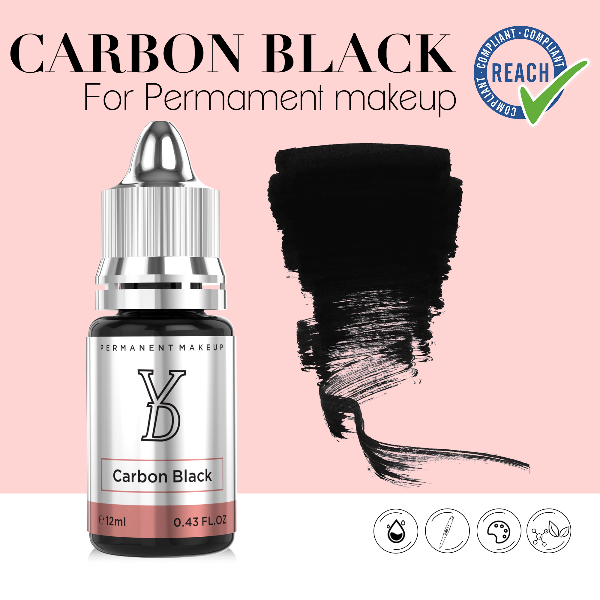 YDPMU Powder Hybrid Pigment — Complete PMU System | 34 Shades | EU REACH Certified