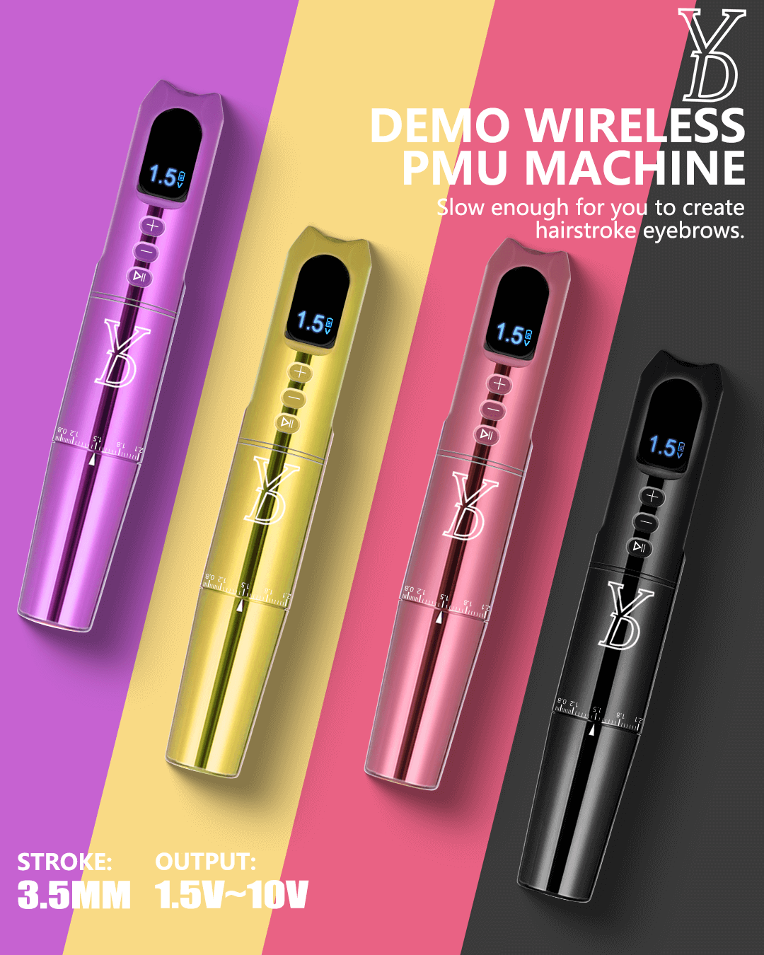 Demo Wireless PMU Machine with 3.5mm Stroke