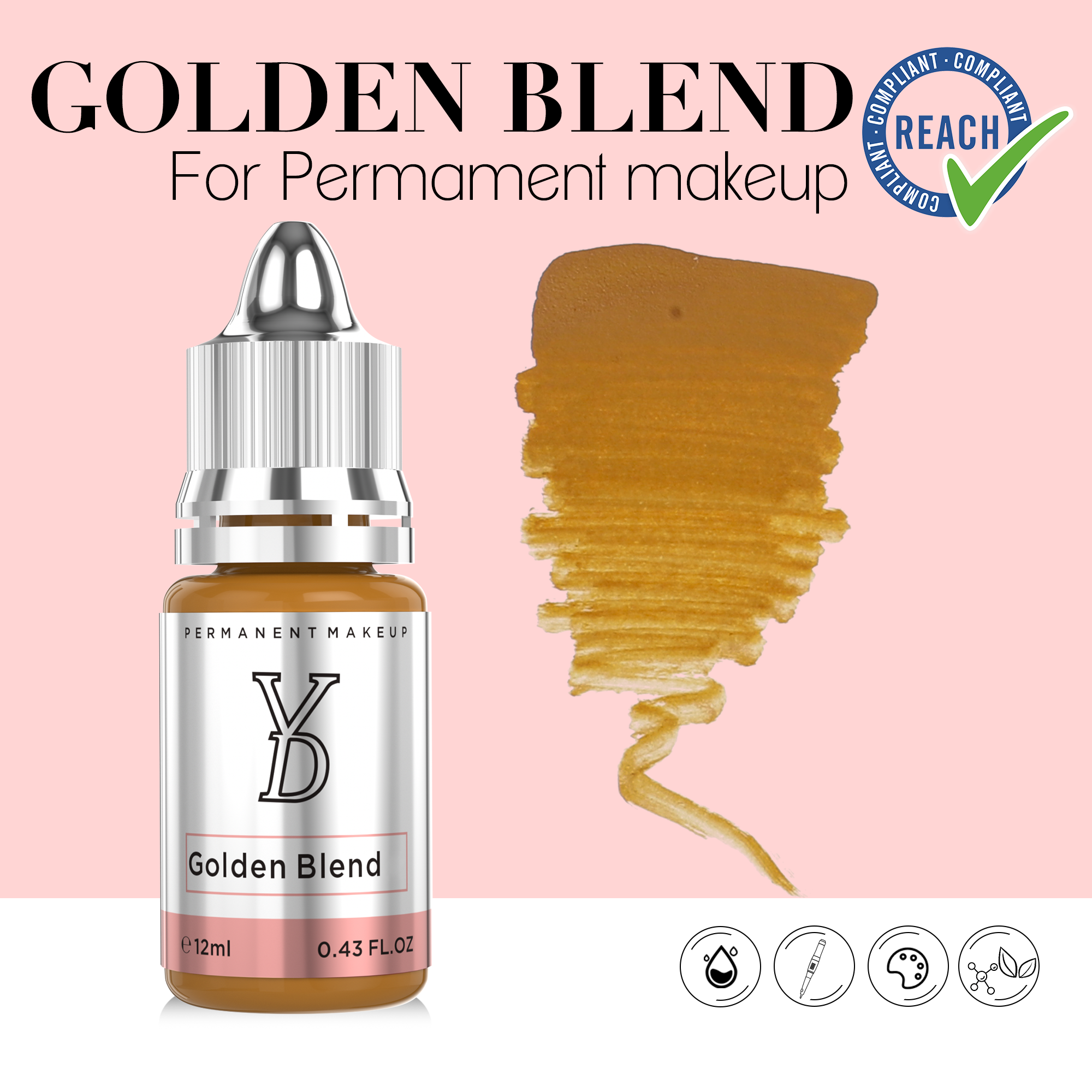 YDPMU POWDER Hybrid Liquid Pigment For Brows - 11 Shades Available