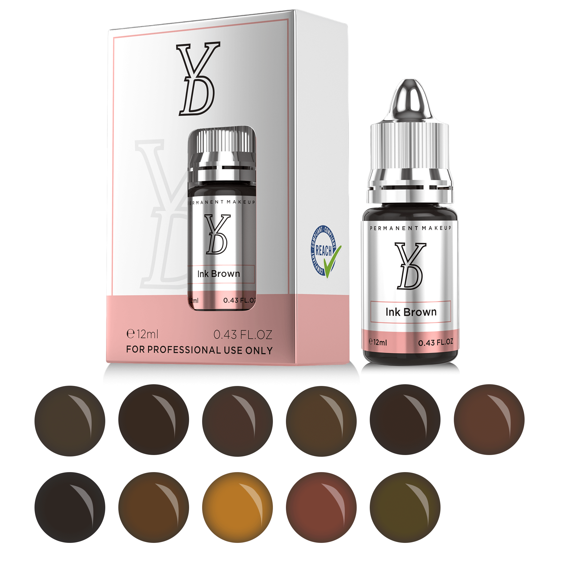 YDPMU POWDER Hybrid Liquid Pigment For Brows - 11 Shades Available