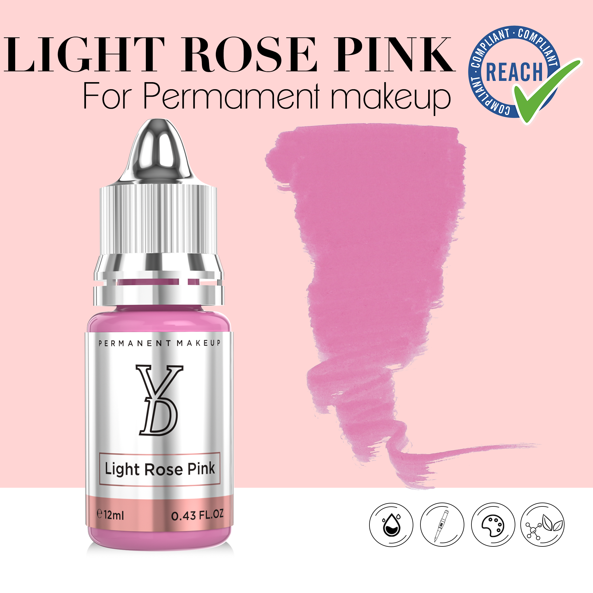 YDPMU Powder Hybrid Pigment — Complete PMU System | 34 Shades | EU REACH Certified