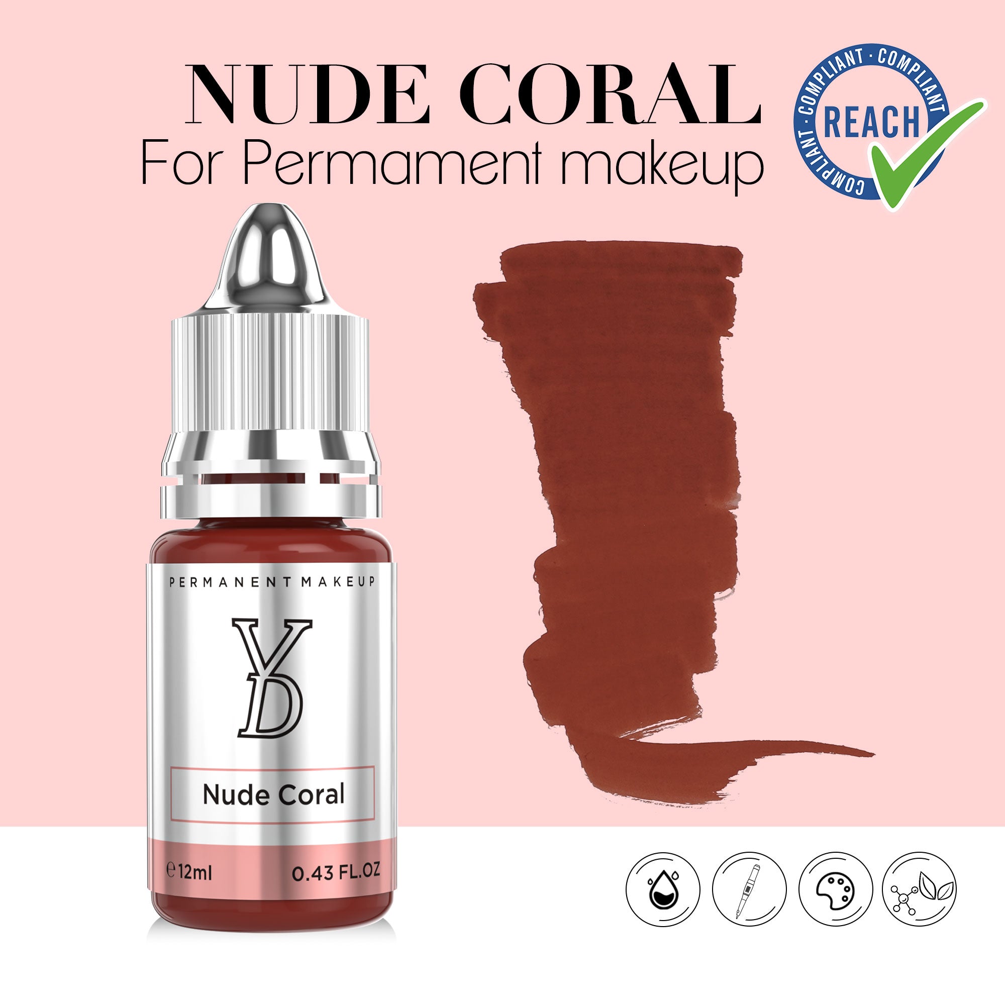 YDPMU Powder Lip Pigment - Nude Coral