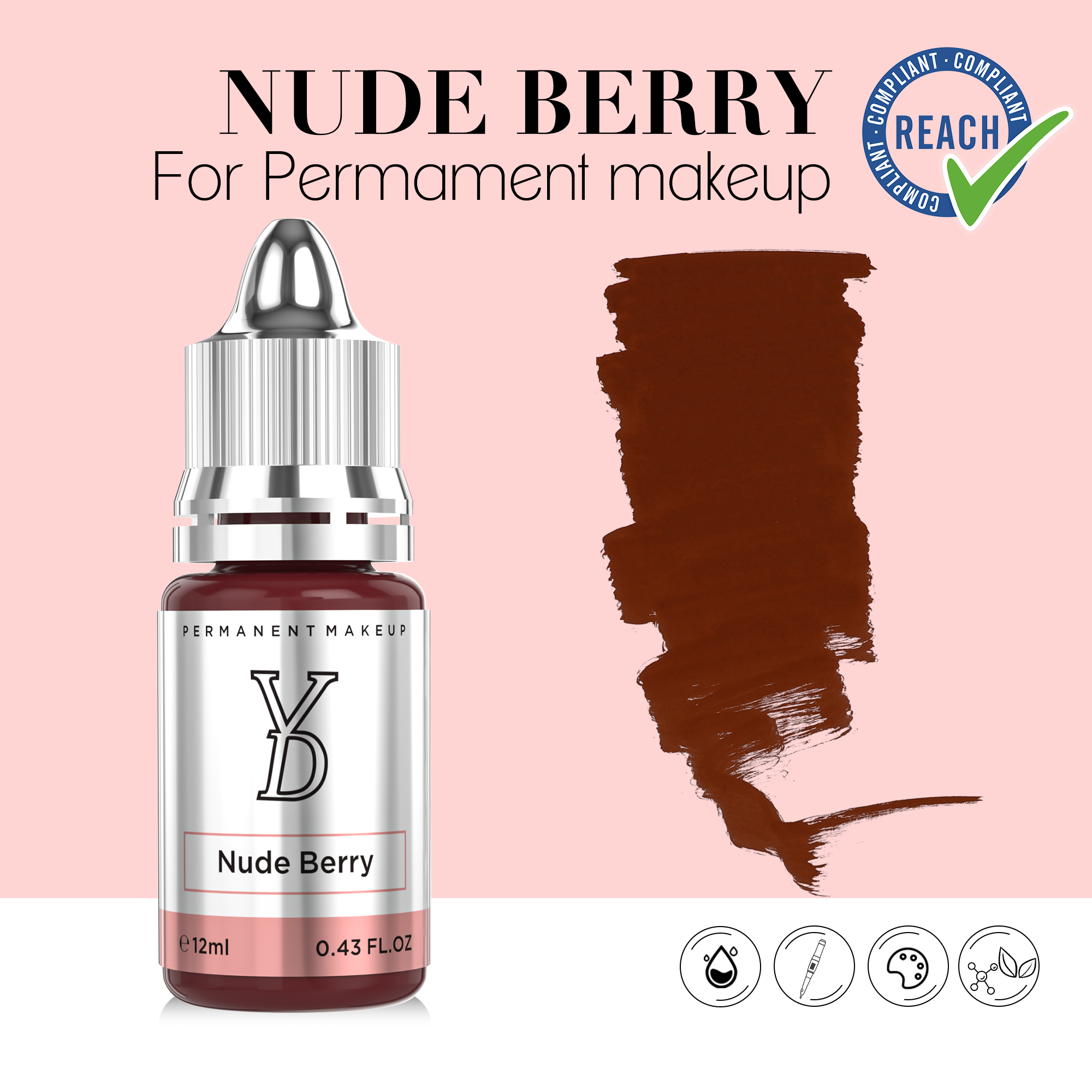 YDPMU Powder Hybrid Pigment — Complete PMU System | 34 Shades | EU REACH Certified