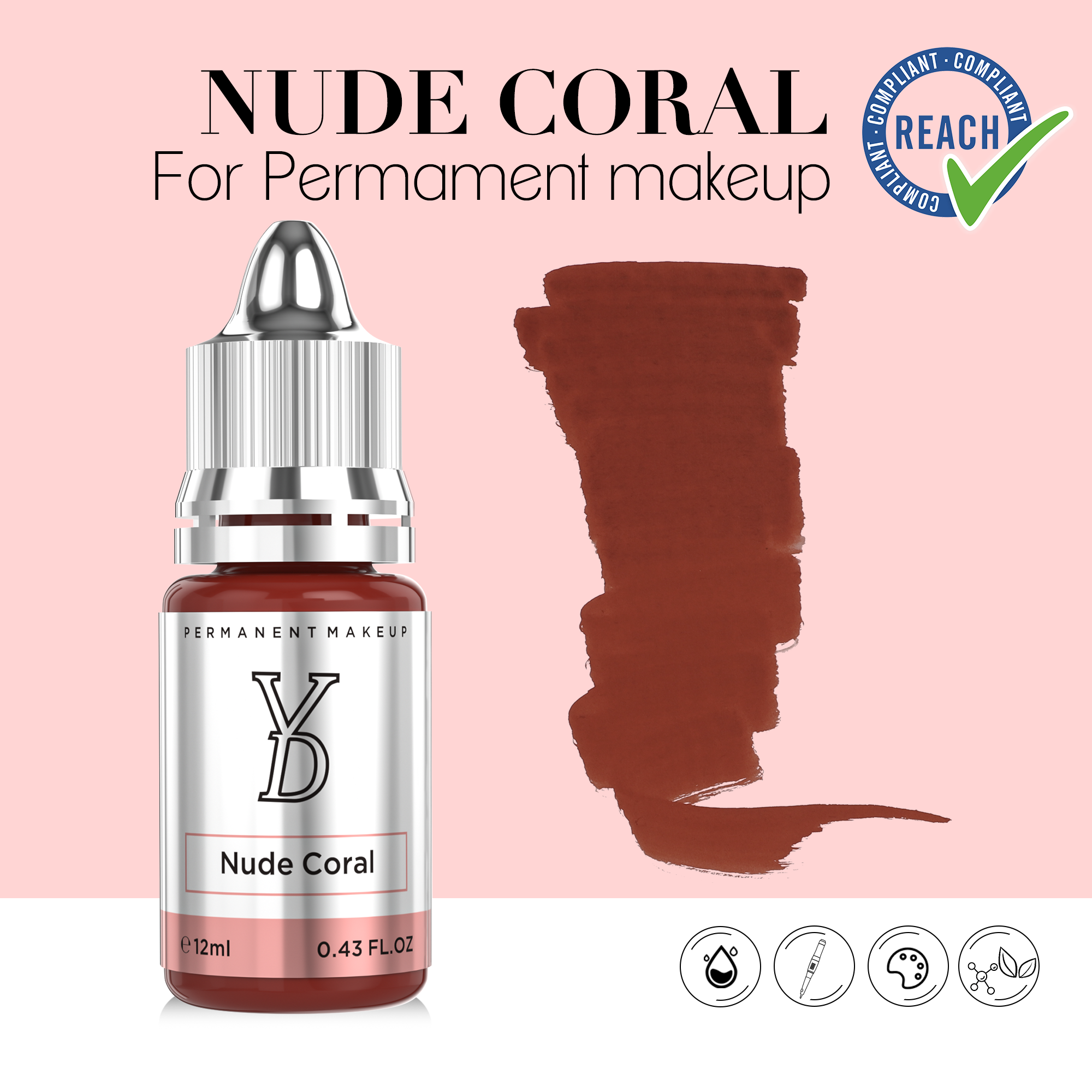 YDPMU Powder Hybrid Pigment — Complete PMU System | 34 Shades | EU REACH Certified