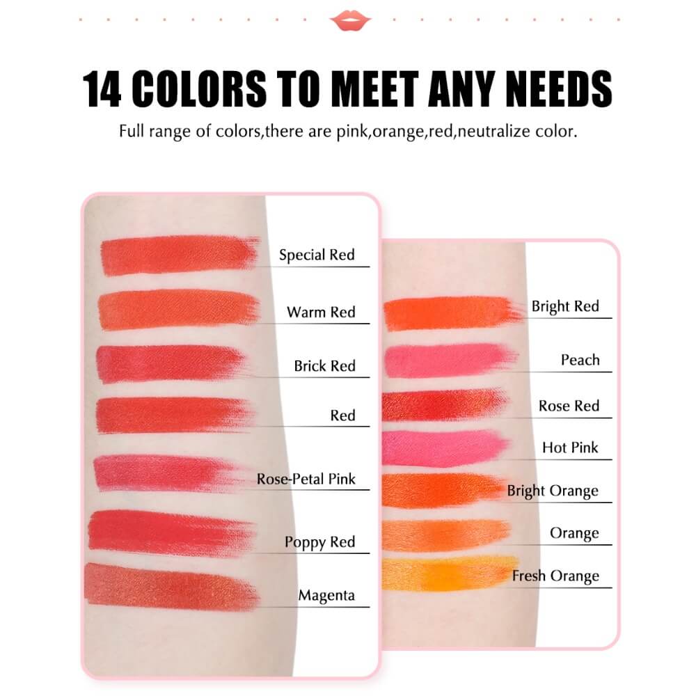 YDPMU NANO Organic Liquid Pigments for Soft Lips Set