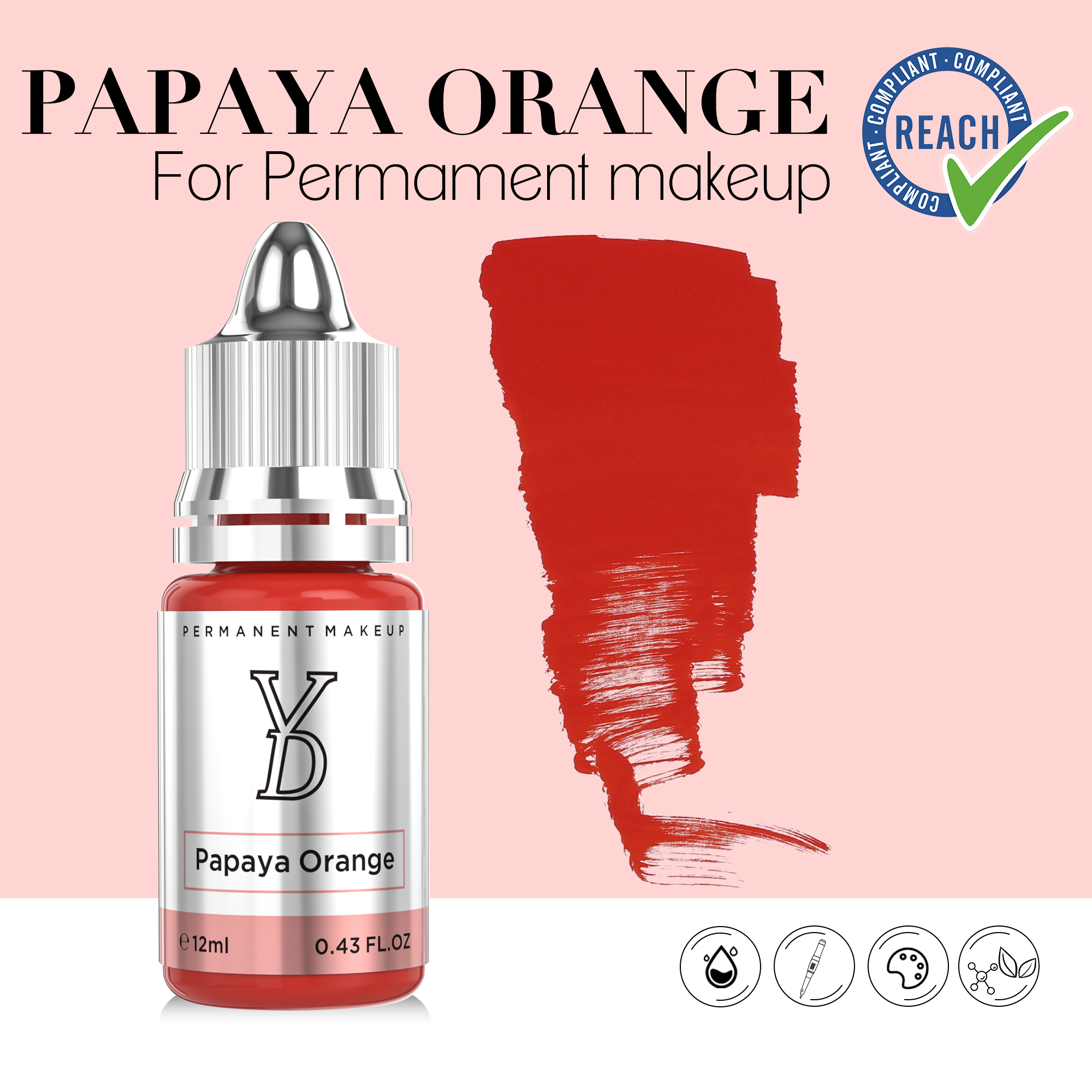 YDPMU Powder Hybrid Pigment — Complete PMU System | 34 Shades | EU REACH Certified