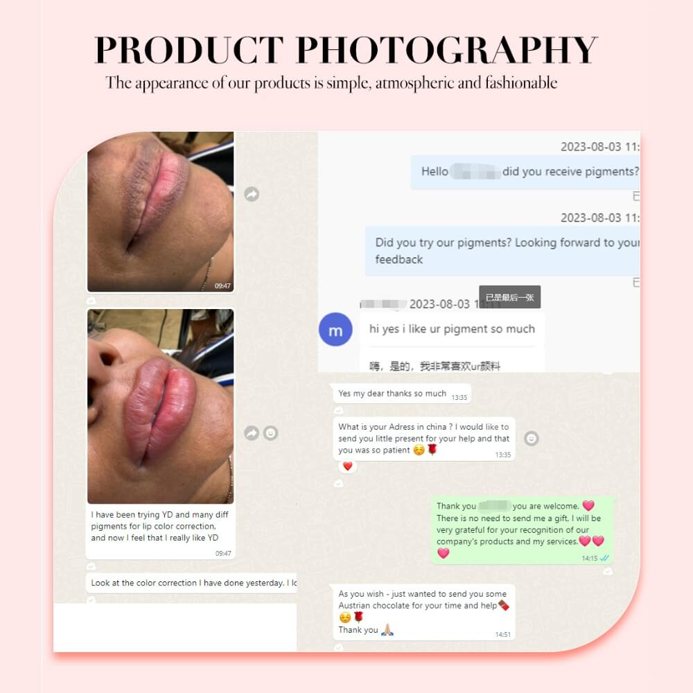 YDPMU Powder Lip Pigment - Light Rose Pink