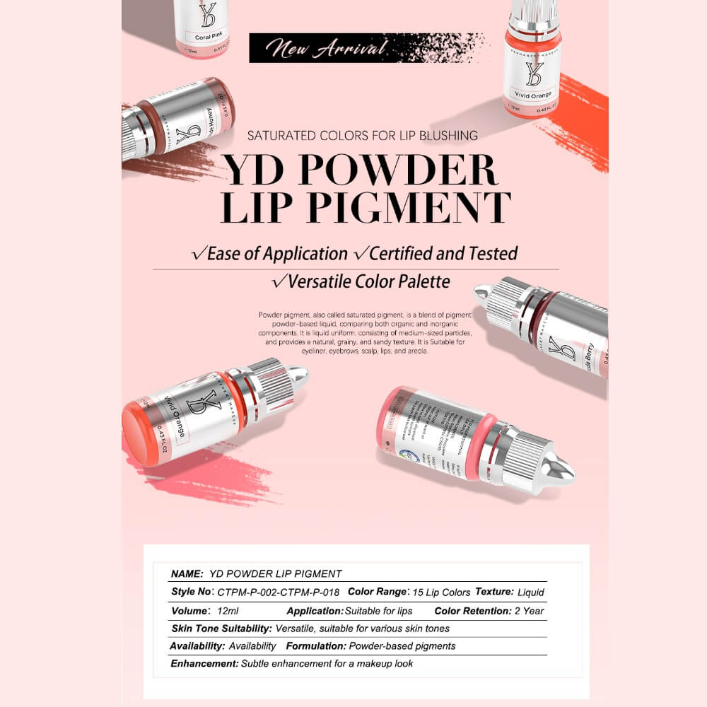 YDPMU Powder Lip Pigment - Light Rose Pink