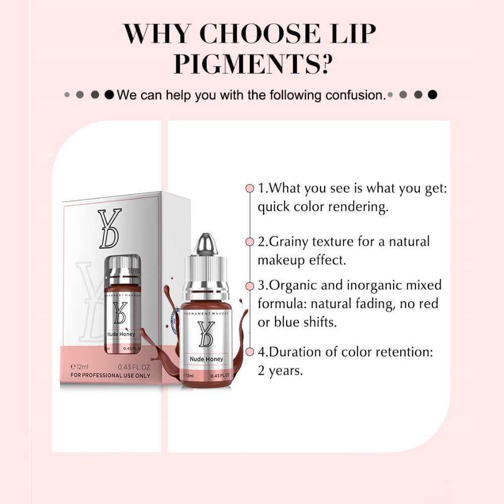YDPMU POWDER Hybrid Liquid Pigments Sets For Hairstroke Brows