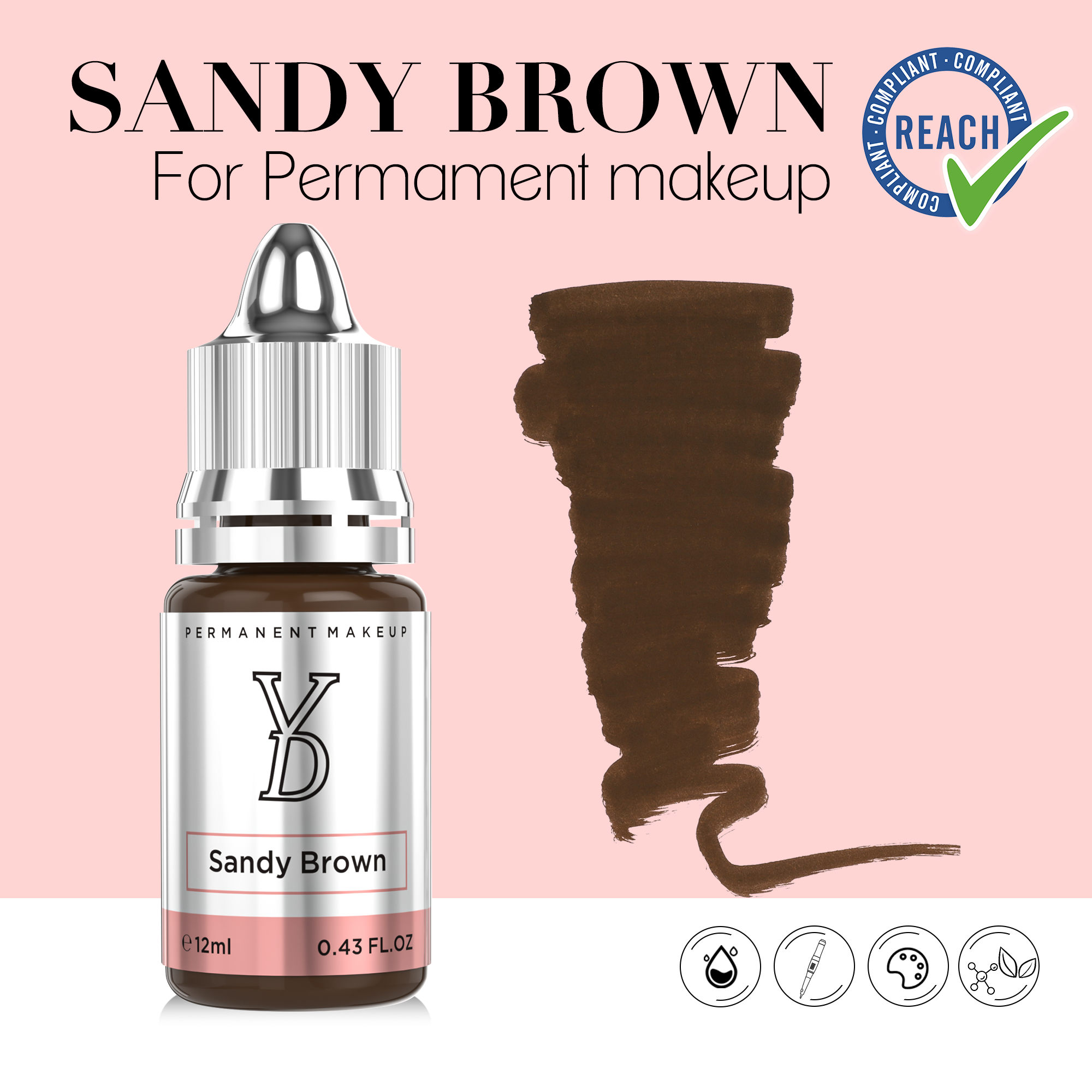 YDPMU POWDER Hybrid Liquid Pigment For Brows - 11 Shades Available
