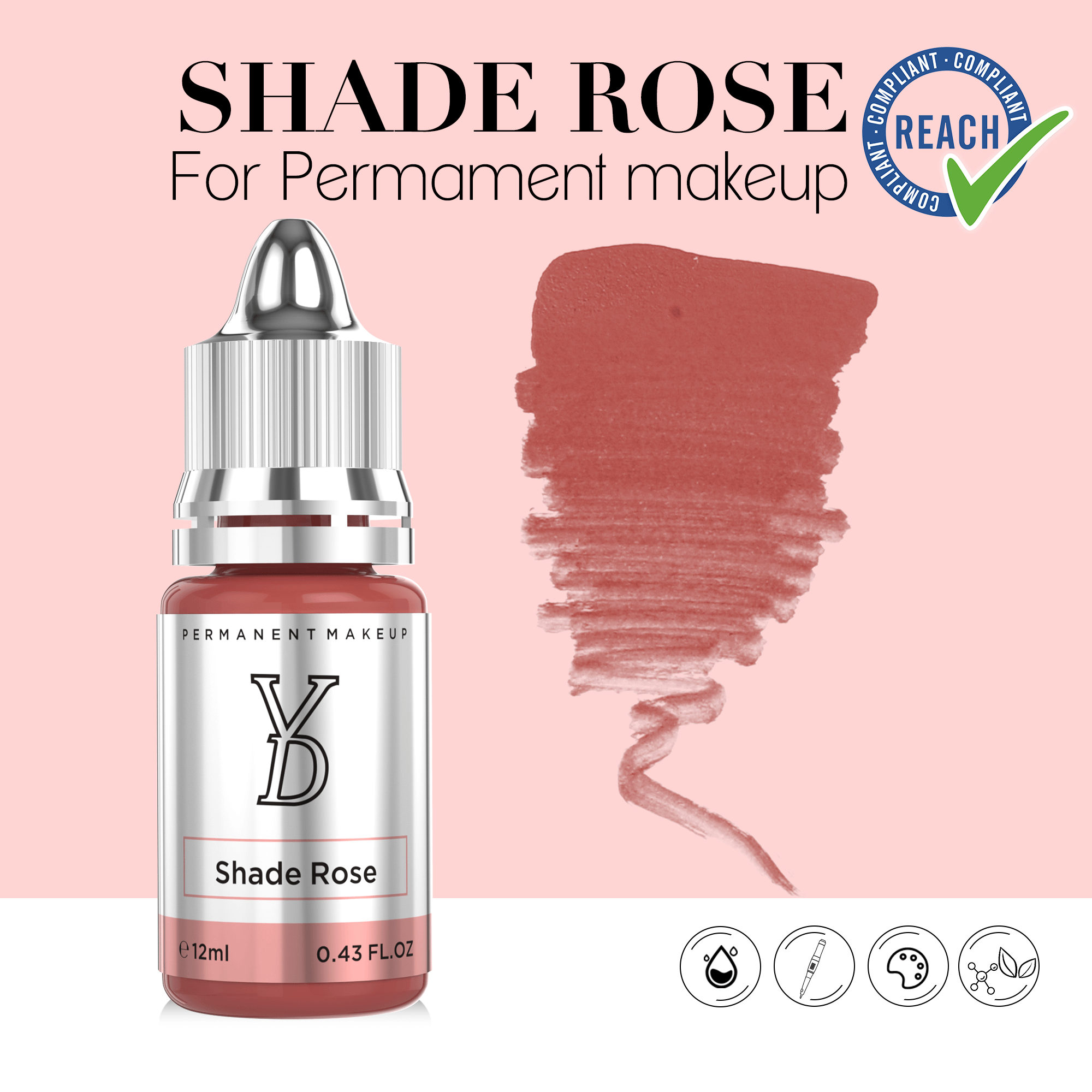 YDPMU Powder Areola Pigment - Shade Rose