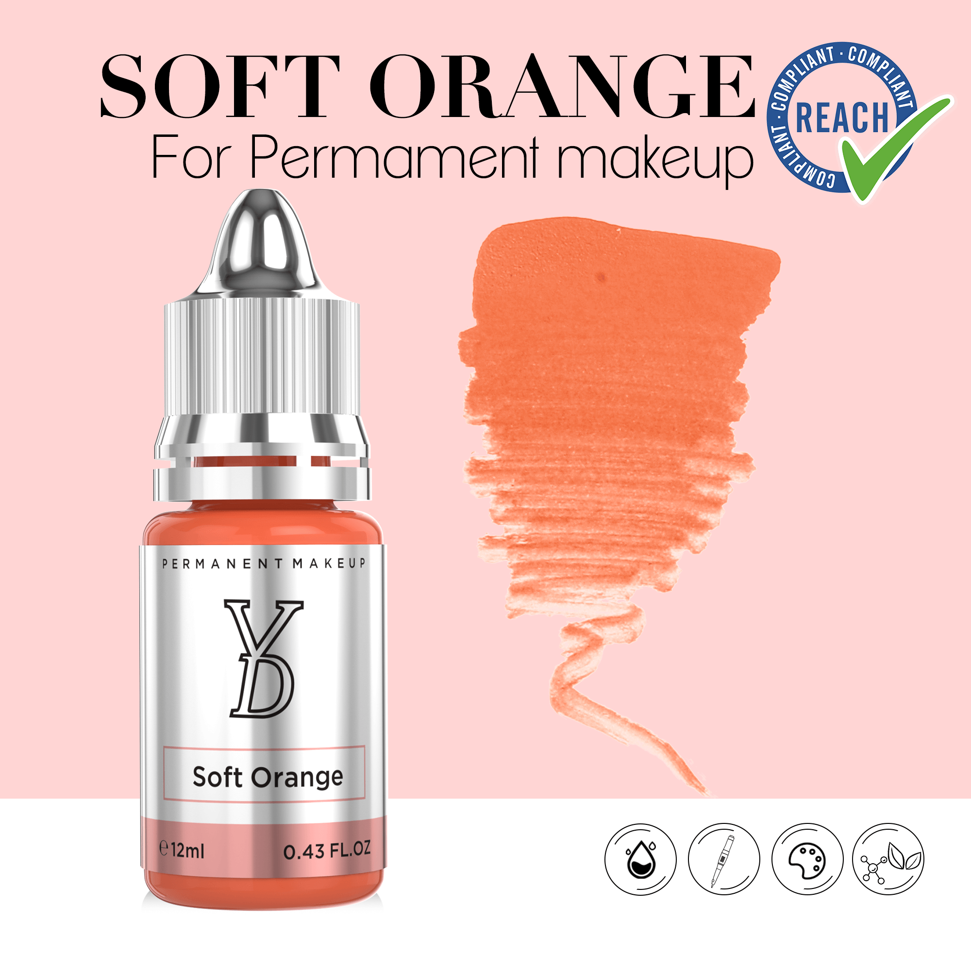 YDPMU Powder Areola Pigment - Soft Orange