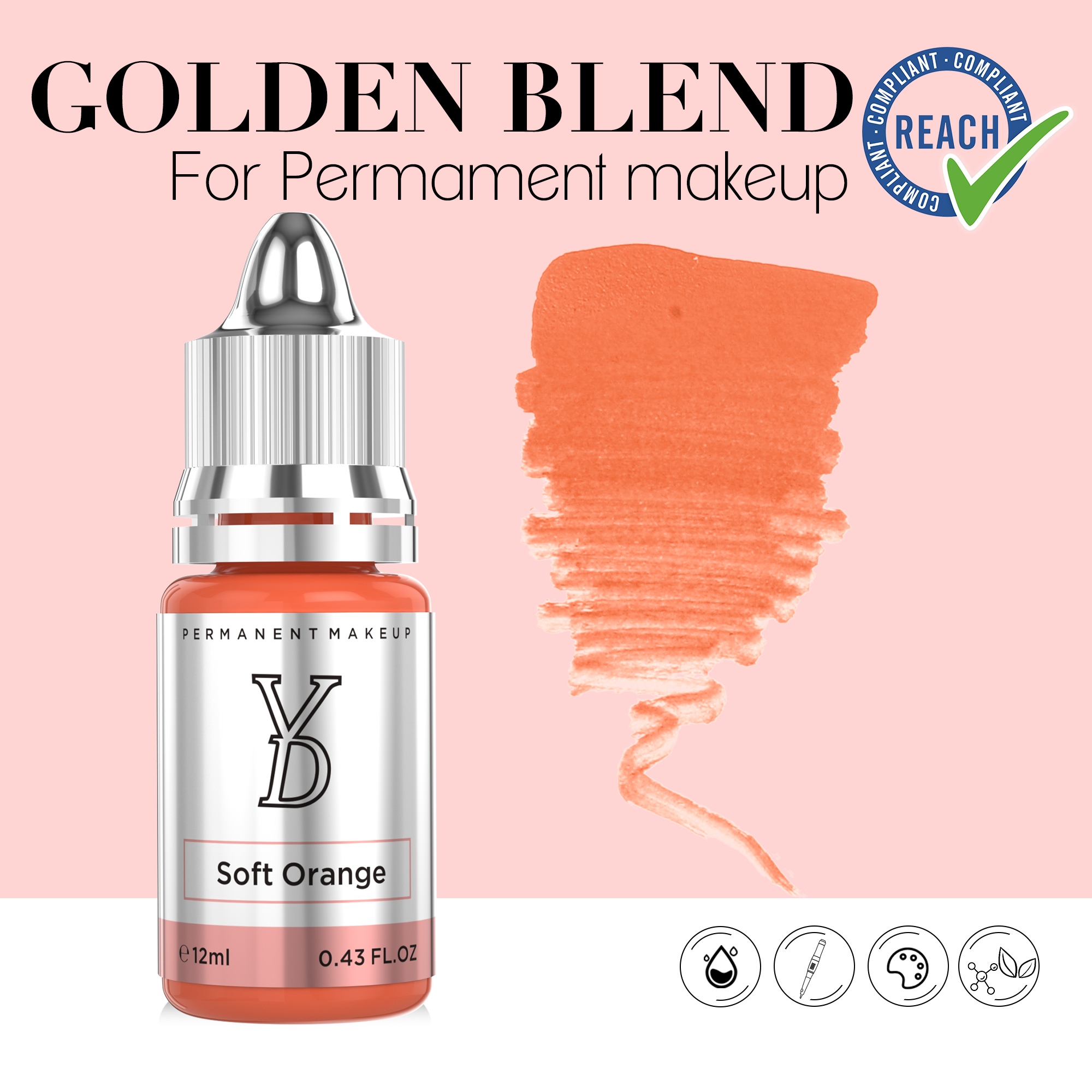 YDPMU Powder Hybrid Pigment — Complete PMU System | 34 Shades | EU REACH Certified