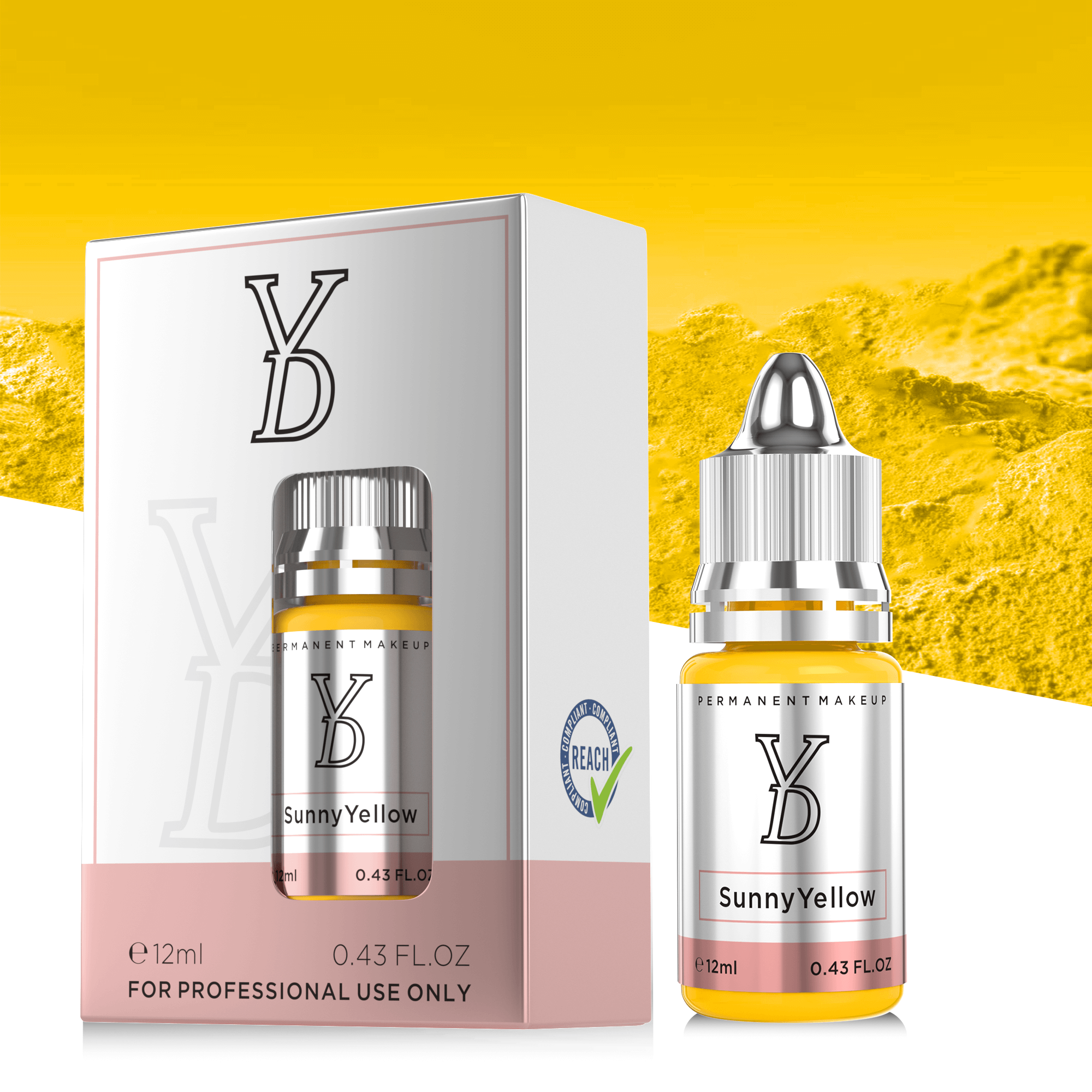 YDPMU POWDER Hybrid Liquid Pigment For Lips - Sunny Yellow