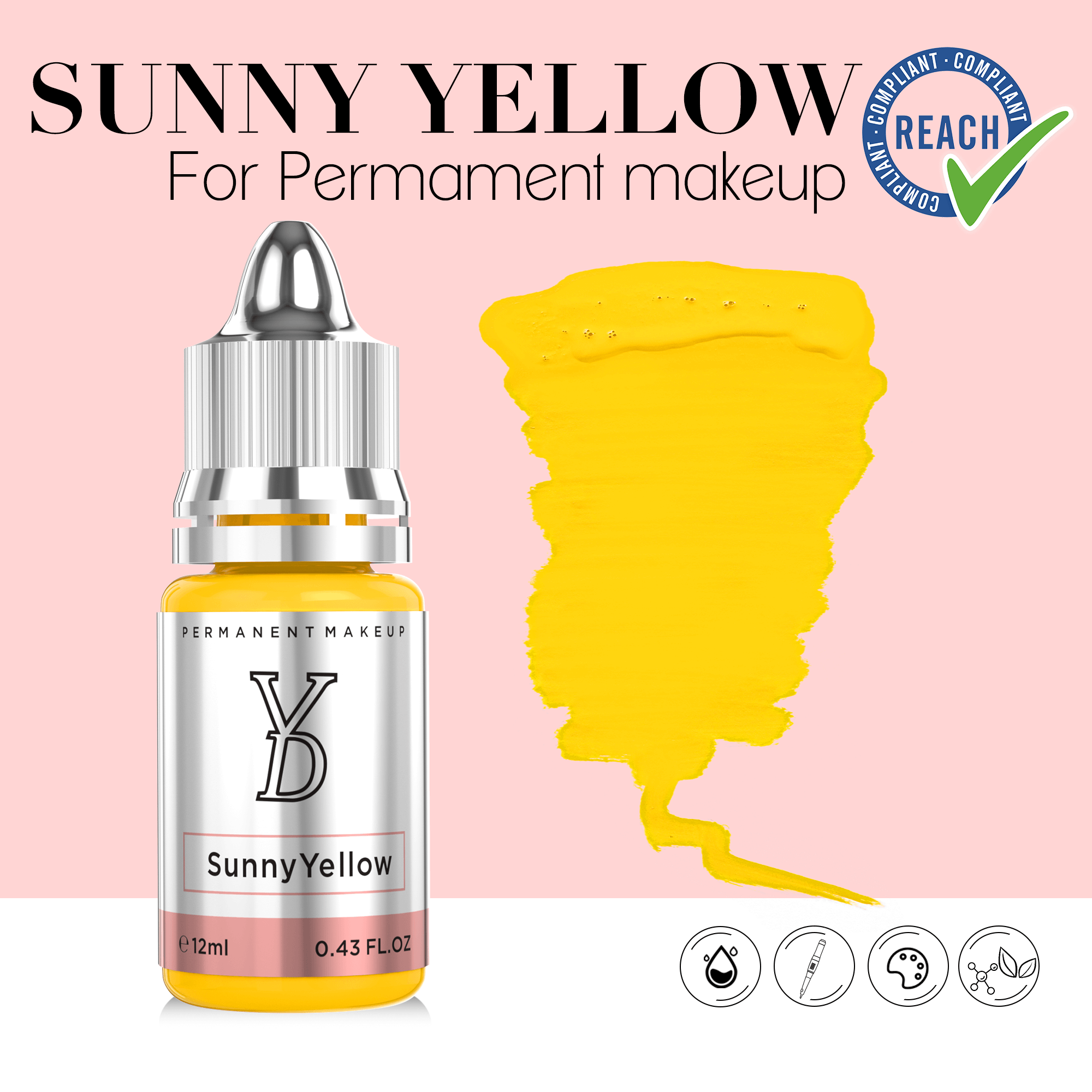 YDPMU Powder Lip Pigment - Sunny Yellow