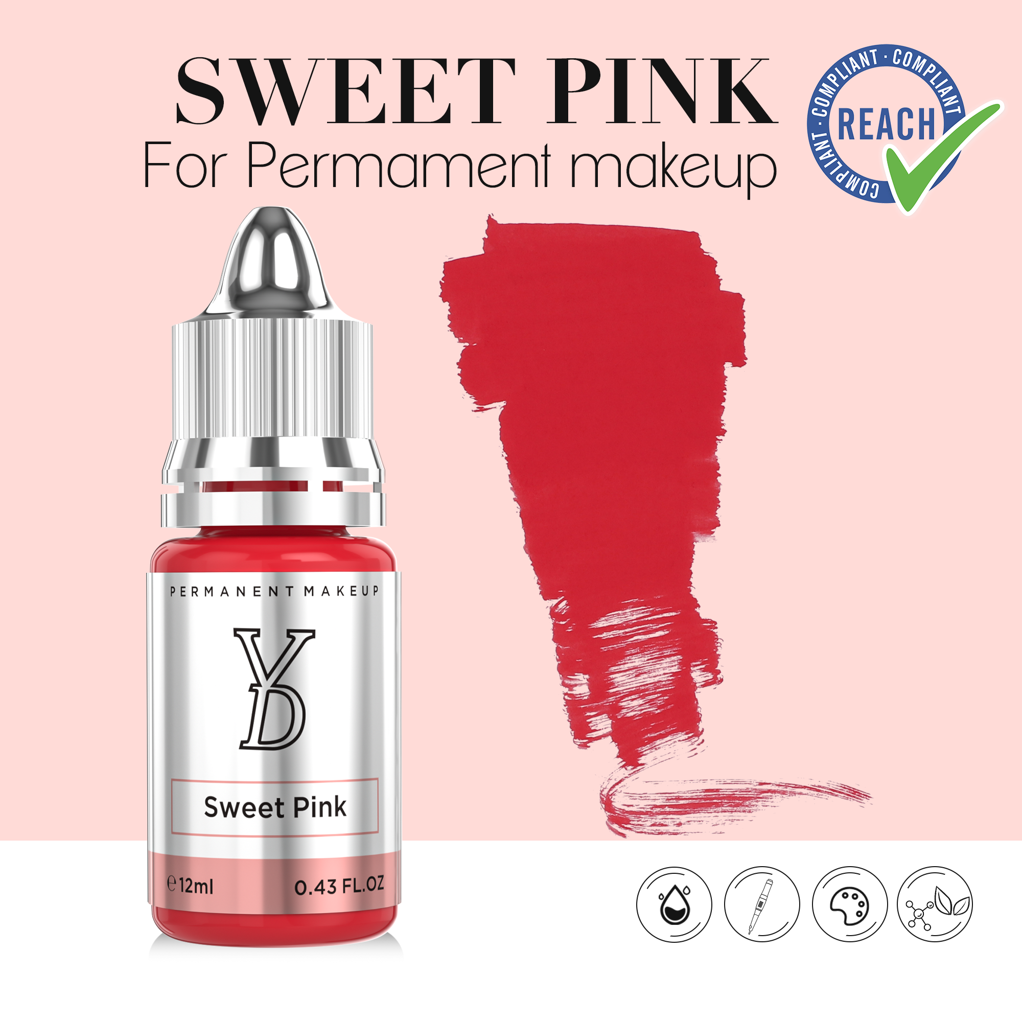 YDPMU Powder Hybrid Pigment — Complete PMU System | 34 Shades | EU REACH Certified