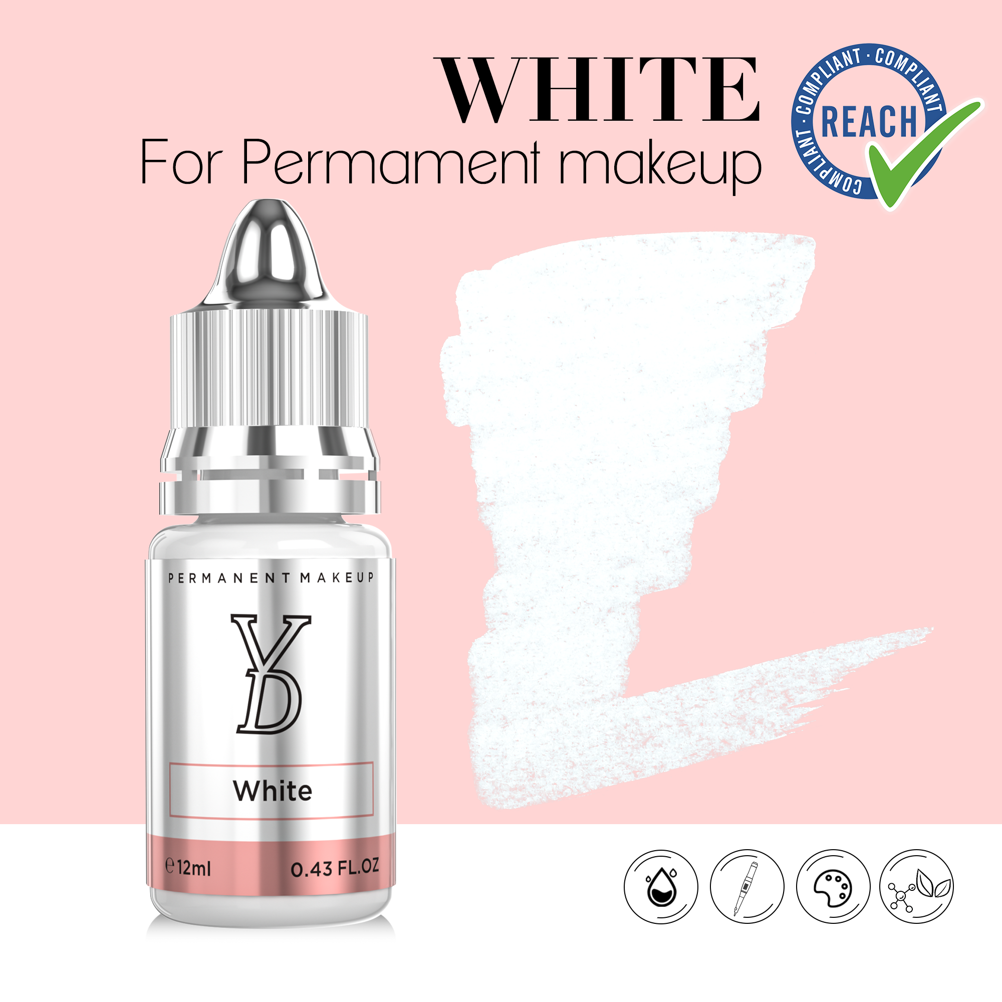 YDPMU Powder Hybrid Pigment — Complete PMU System | 34 Shades | EU REACH Certified