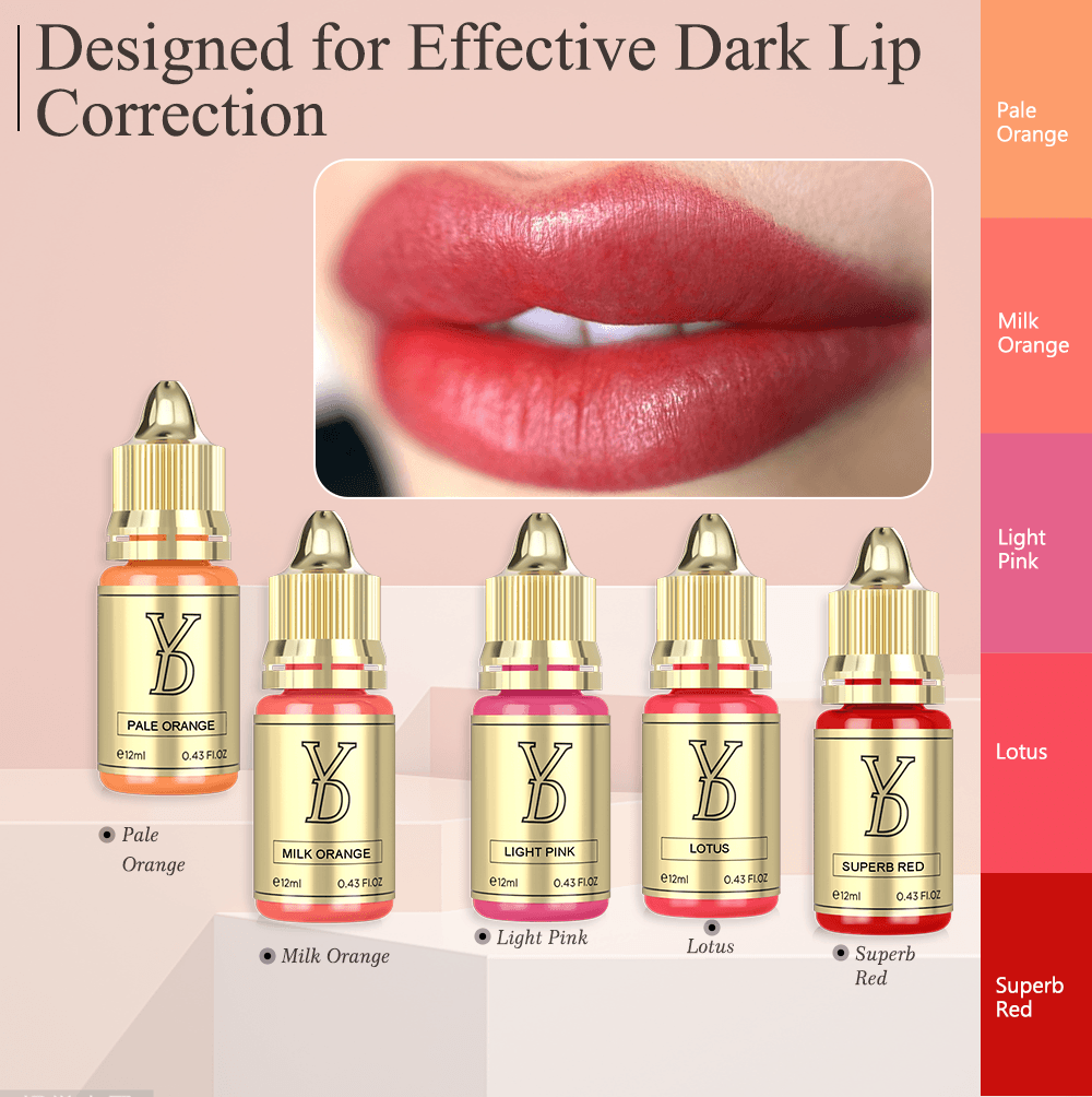 YDPMU NEO Organic Dark Lip ALL-IN-ONE Pigment Set