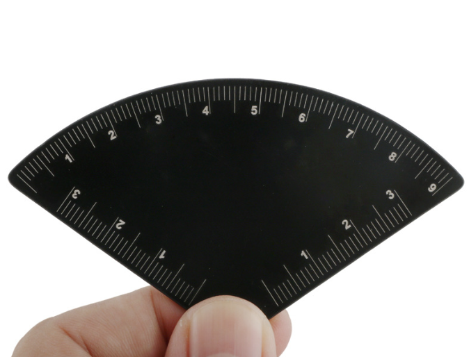 One-minute Eyebrow Mapping Ruler Tool