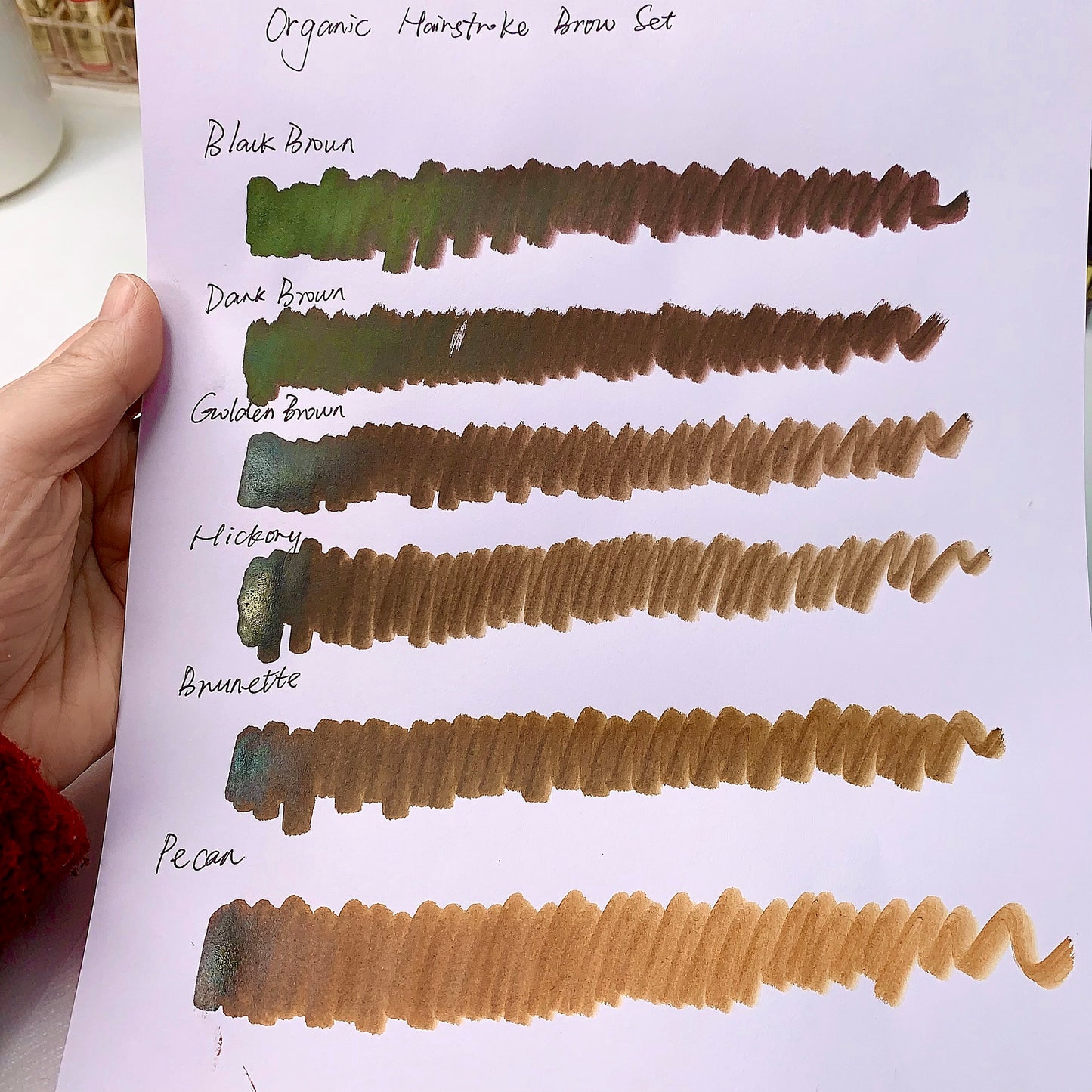 YD Organic Liquid Pigment for Hairstroke Brows-6 Universal Shades