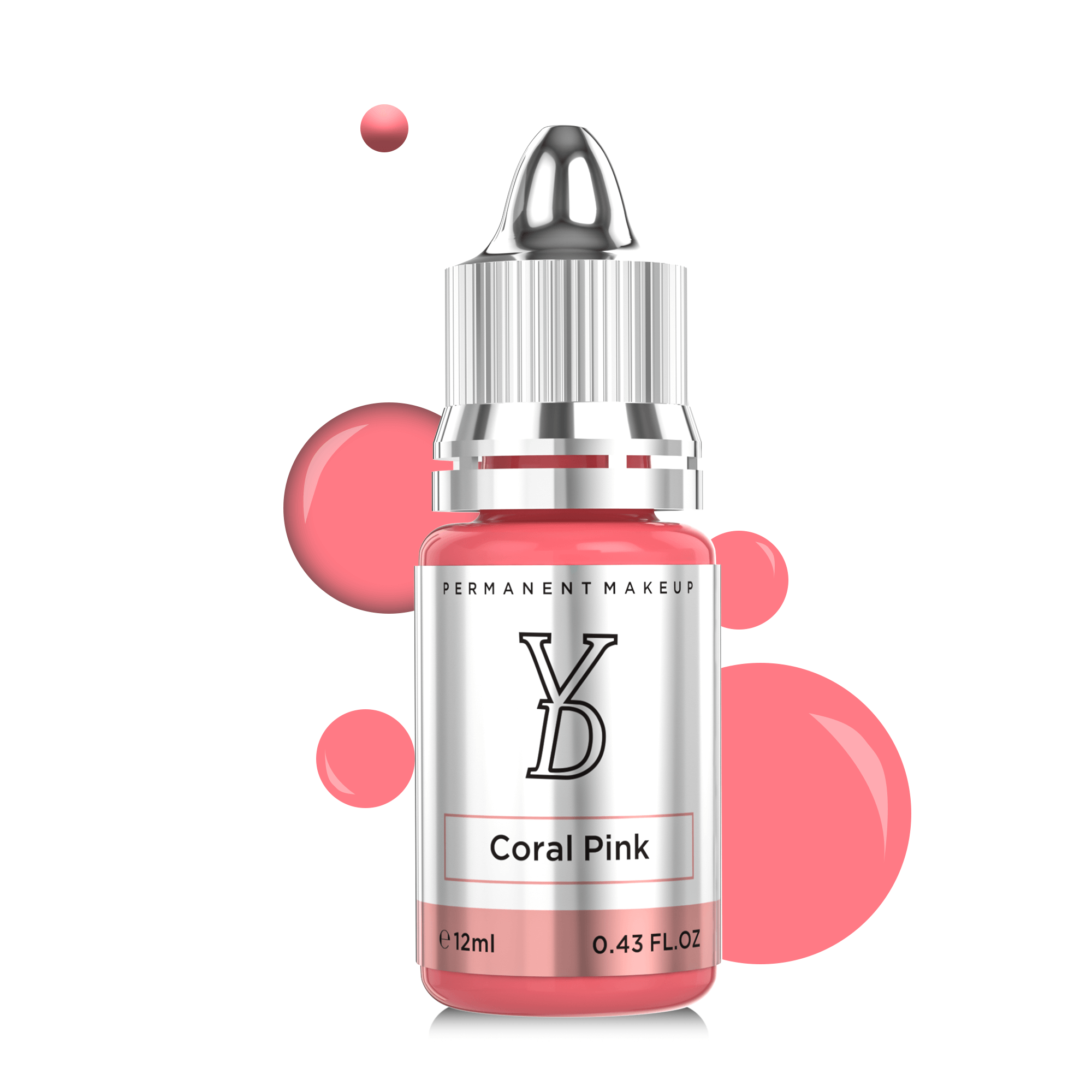 YDPMU POWDER Hybrid Coral Pink lip and areola pigment bottle 12ml