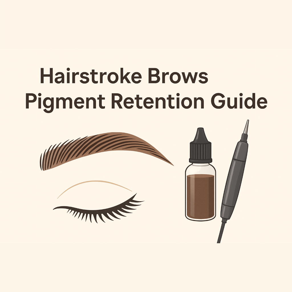 YDPMU Hairstroke Brows Pigment Retention Guide