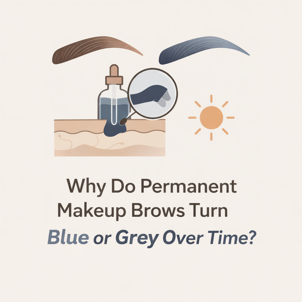 Why Permanent Makeup Brows Turn Blue or Grey | PMU Color Science Guide