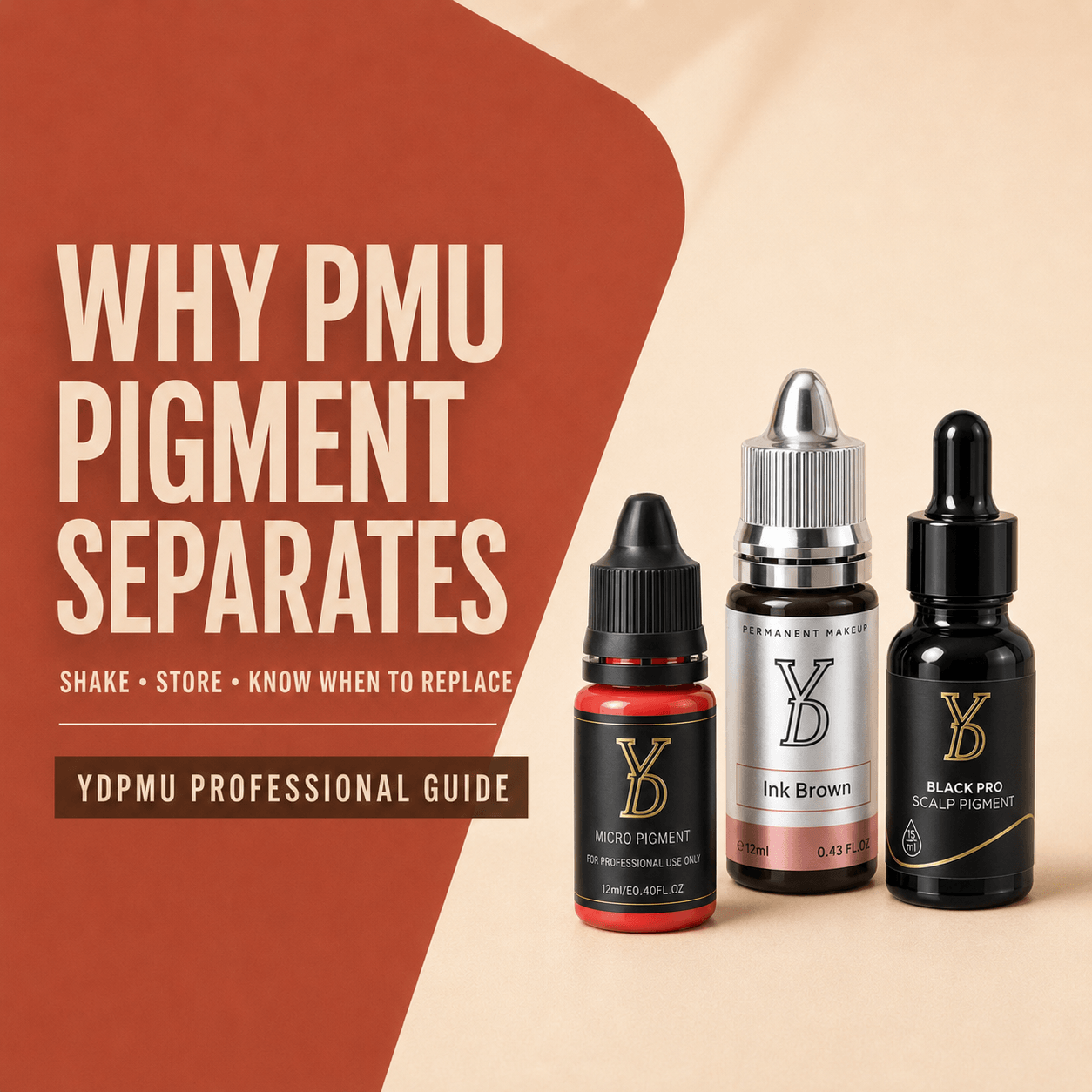 Why Does PMU Pigment Separate? How to Shake, Store and Know When to Replace It