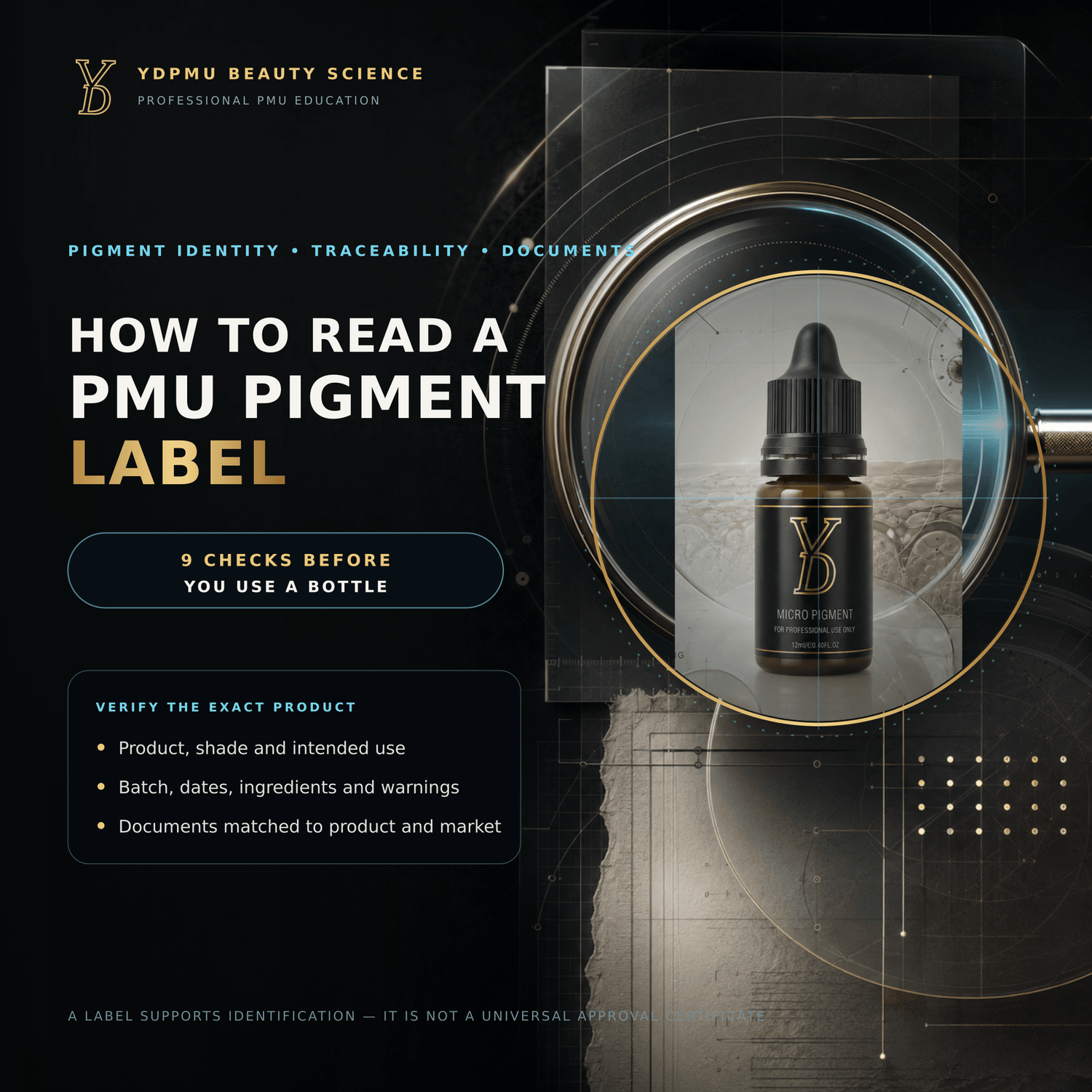 YDPMU guide to reading a PMU pigment label before use