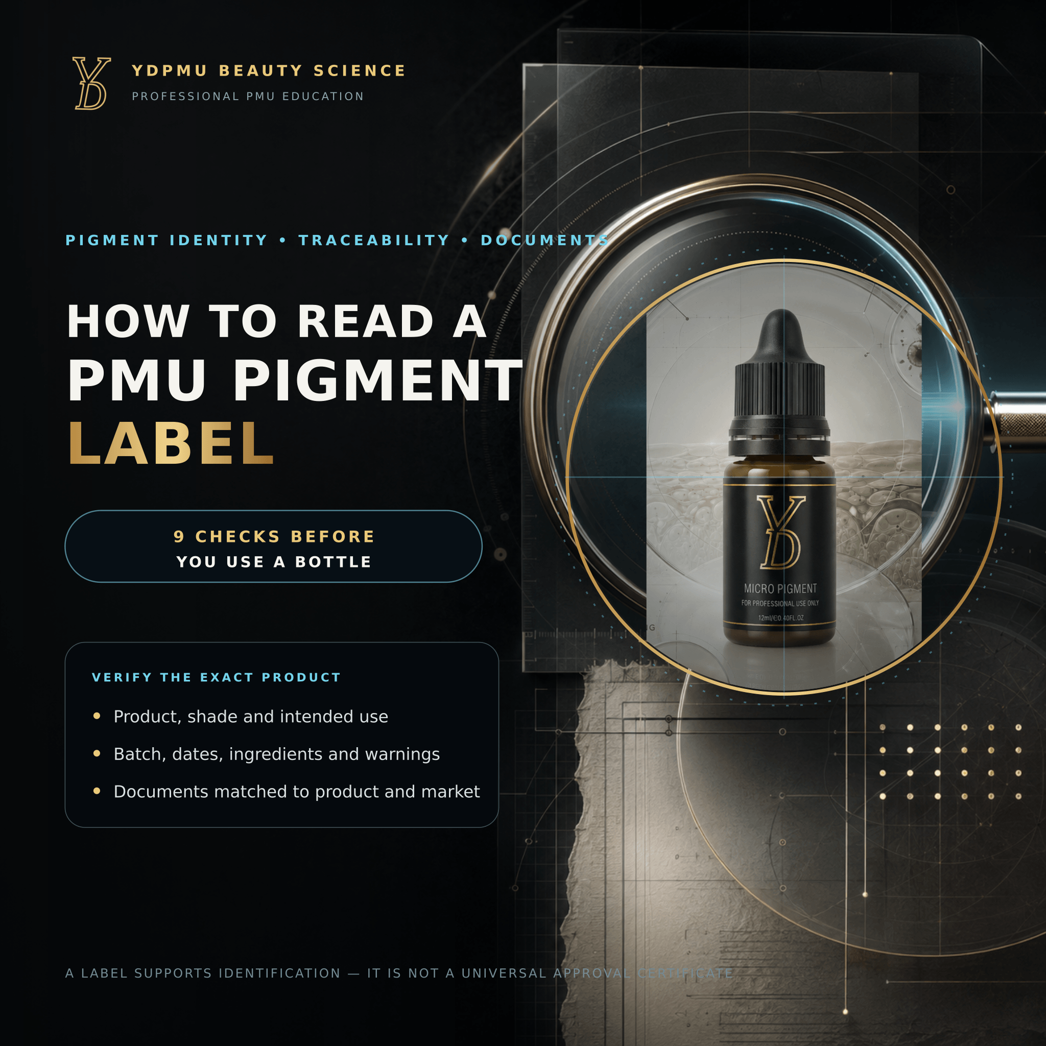 YDPMU guide to reading a PMU pigment label before use