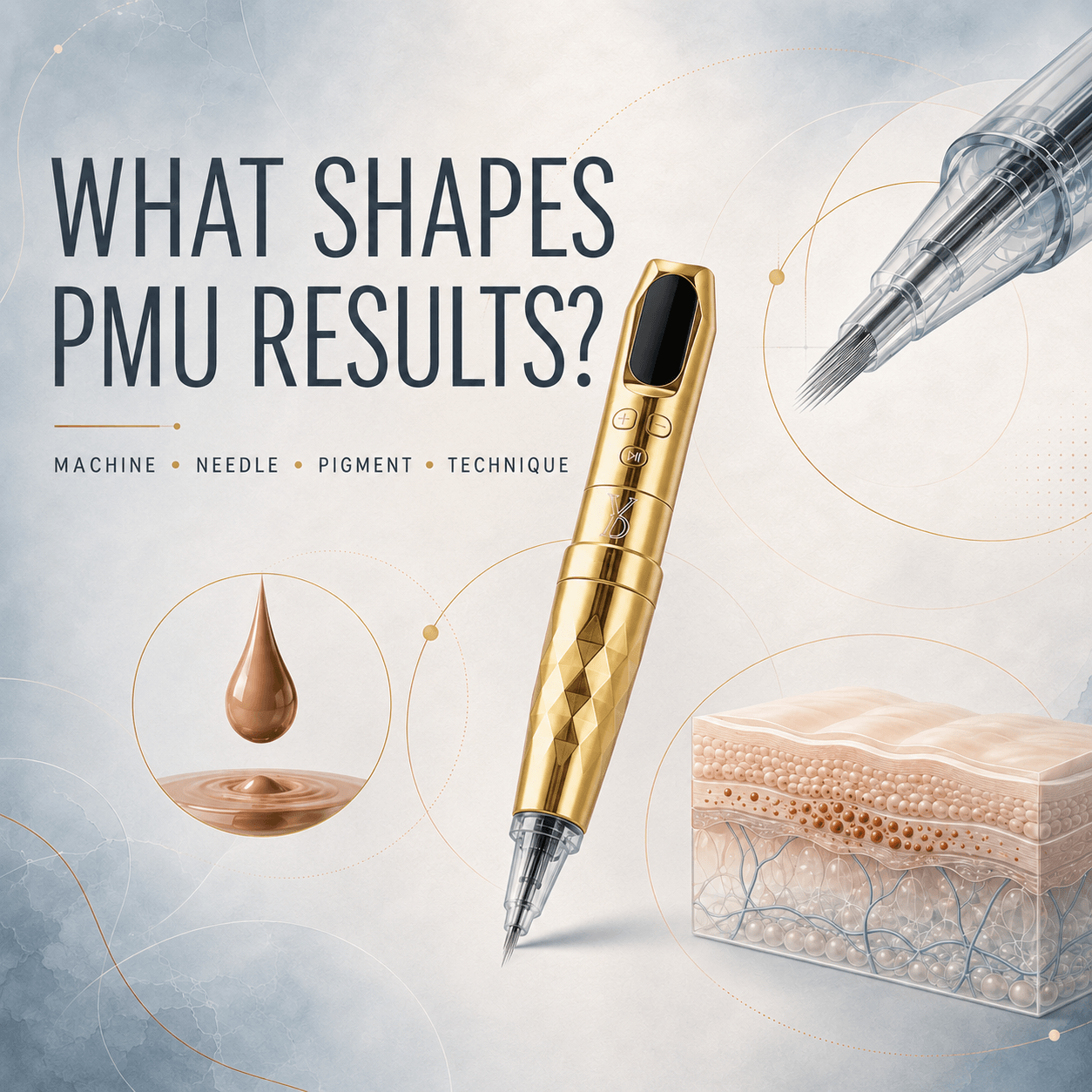 Machine, needle, pigment and technique factors that shape permanent makeup results