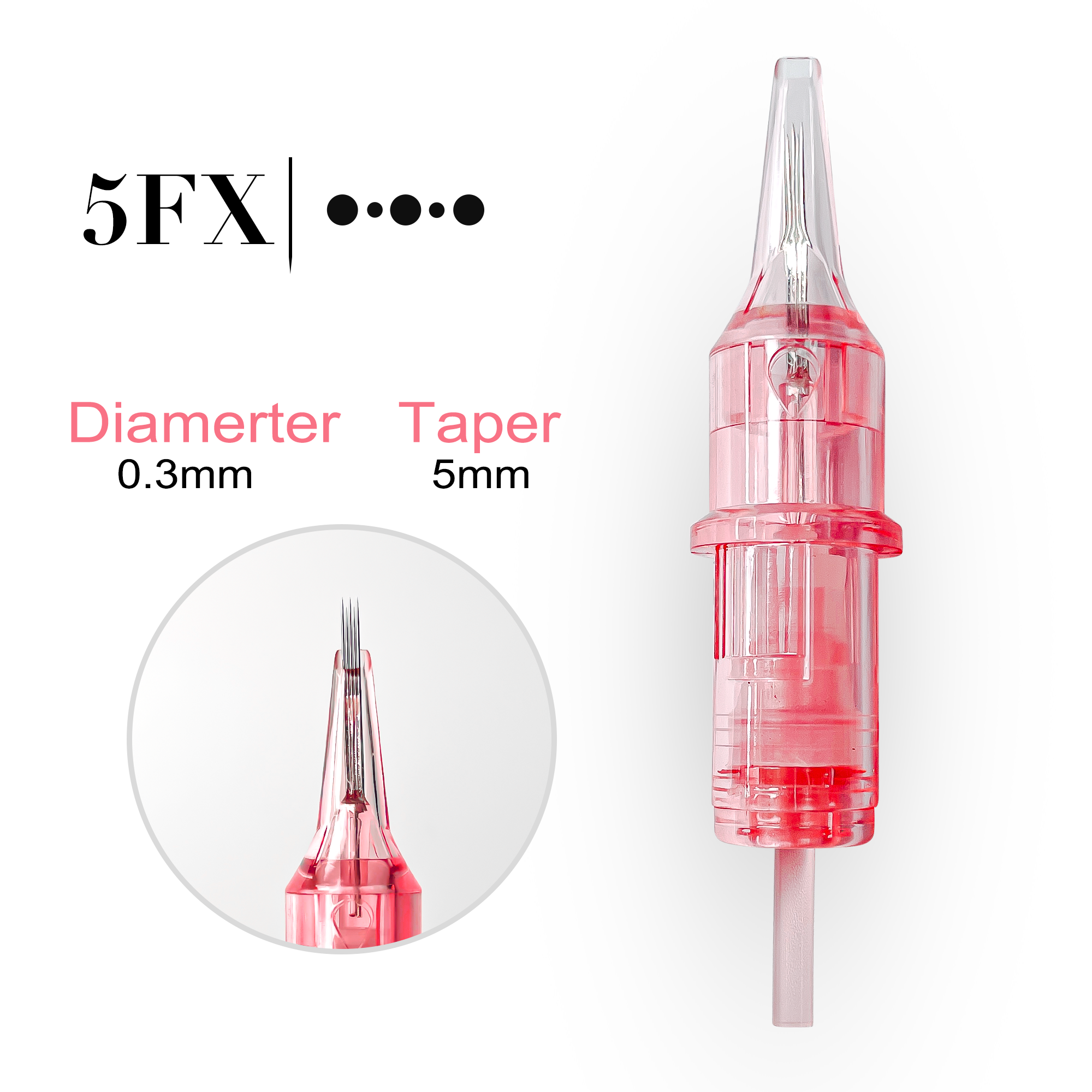 YDPMU Pink Crystal Universal Cartridge Microneedle 10Pcs/Box