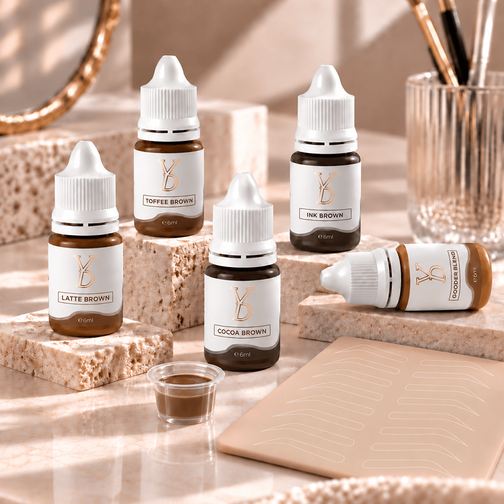 YDPMU Powder Hybrid Brow Pigments – 10 Shades (6ml)