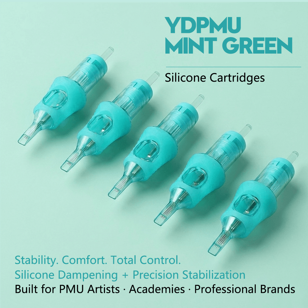 YDPMU Mint Green Universal Professional Cartridge Needles 10Pcs/Box