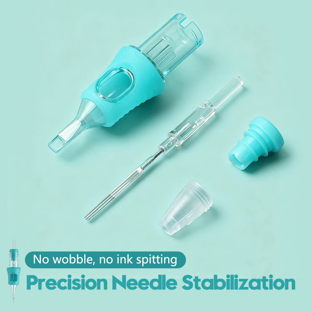 YDPMU Mint Green Universal Professional Cartridge Needles 10Pcs/Box